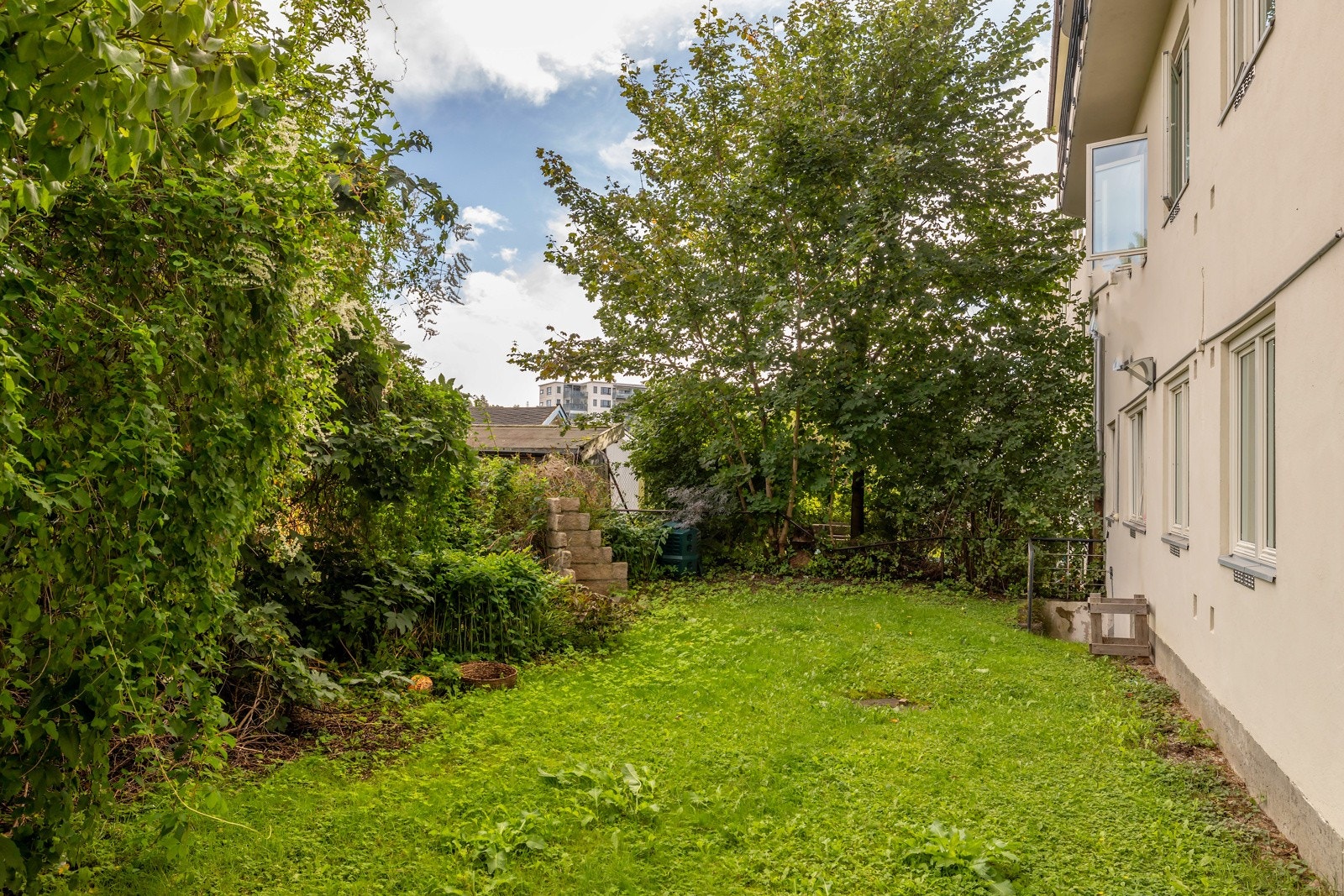 Borettsalget har en skjermet bakgård Galleribilde