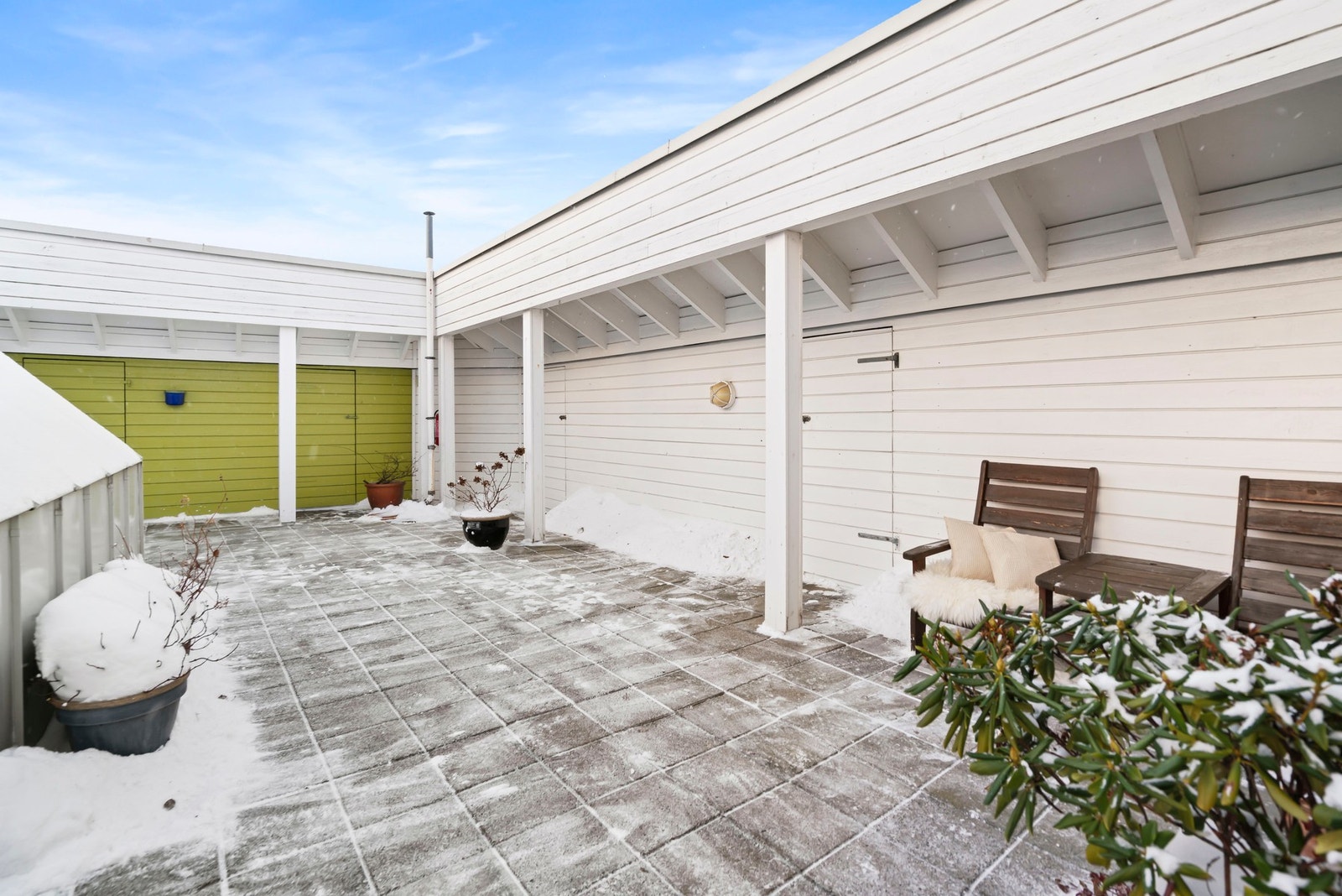 Takterrassen kan reserveres om man ønsker private sammenkomster Galleribilde