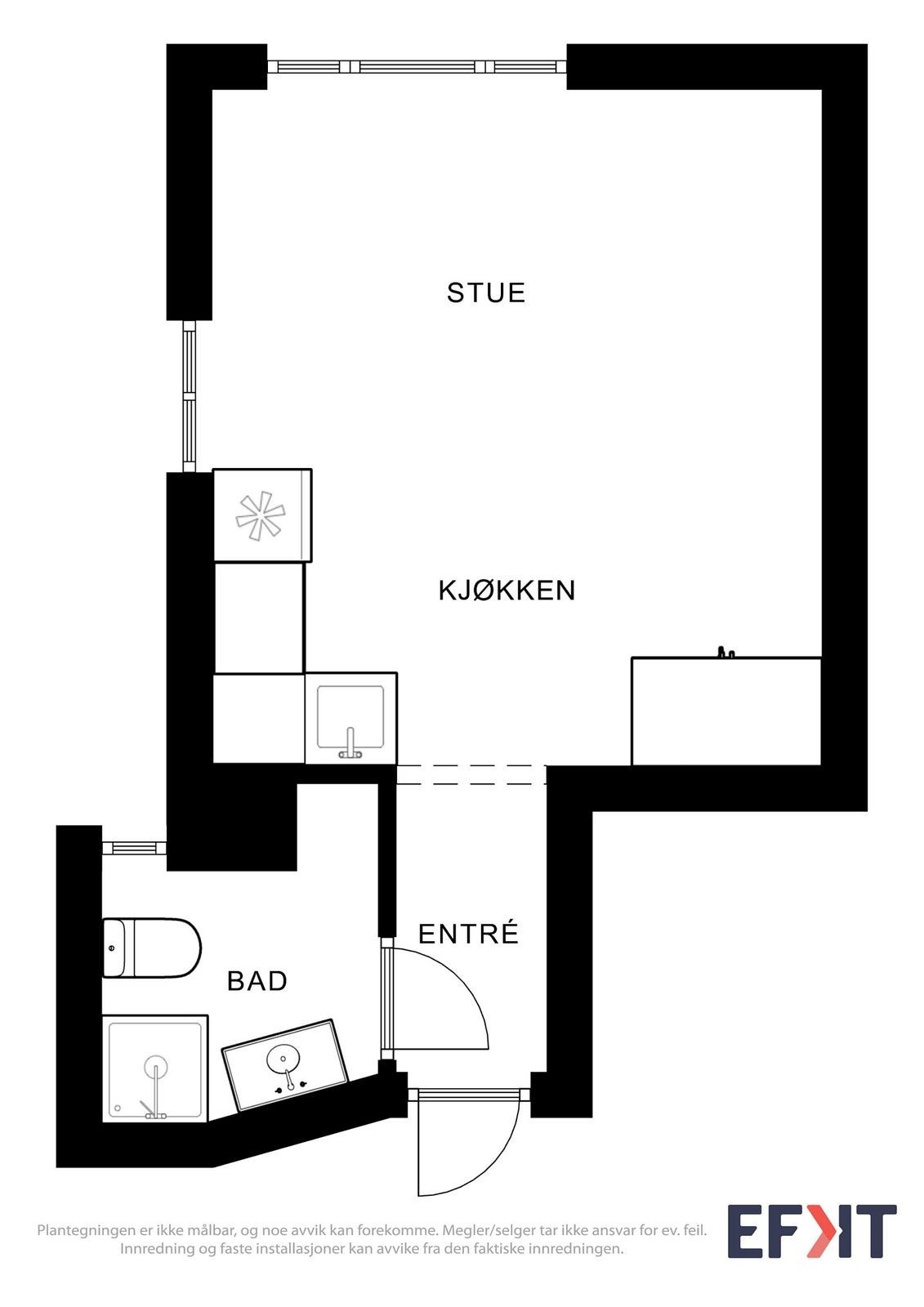 Plantegning Galleribilde