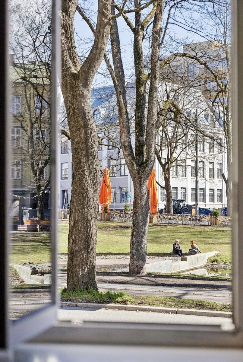 Utsikt fra stuevindu Galleribilde