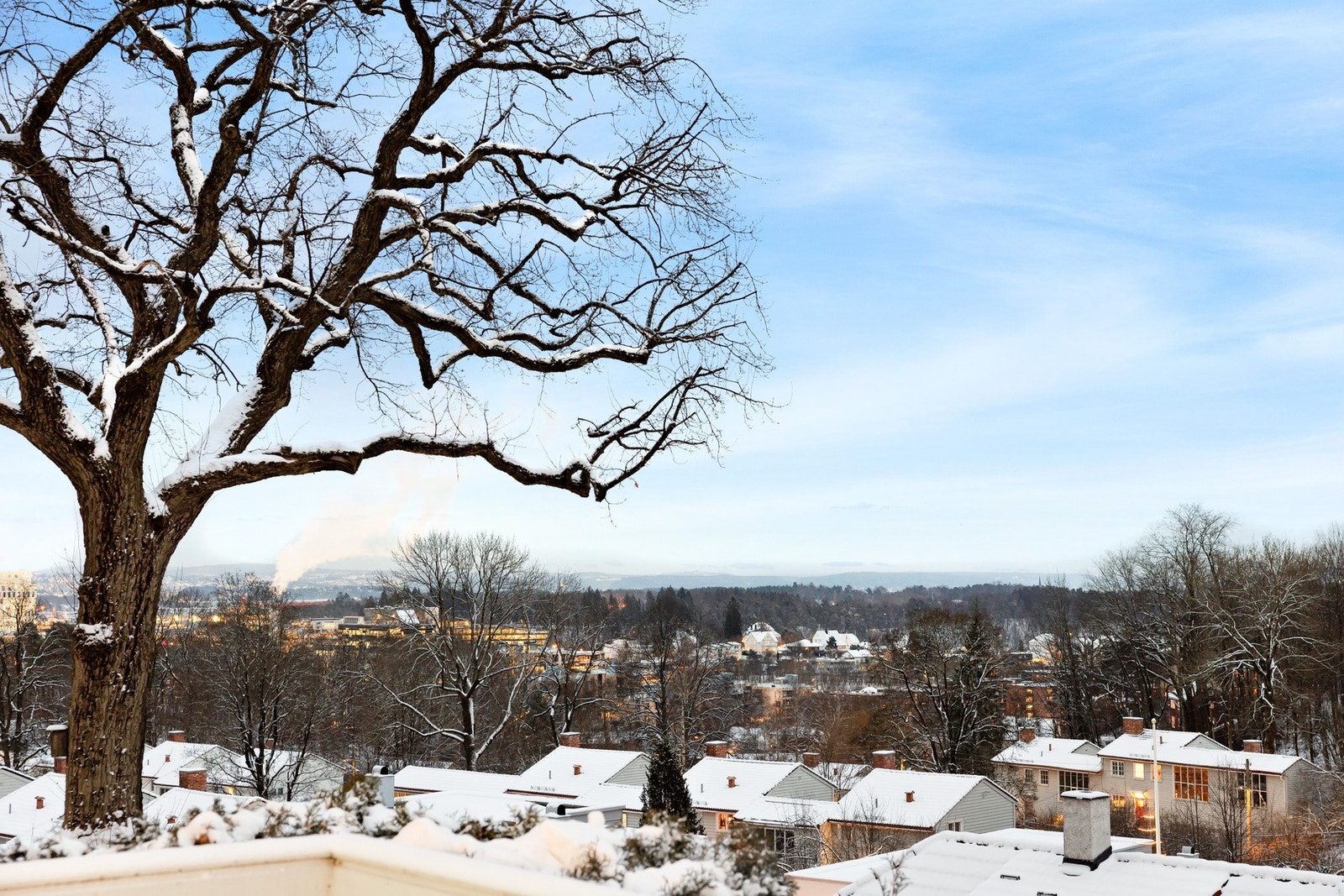 Fritt utsyn fra terrassen. Galleribilde