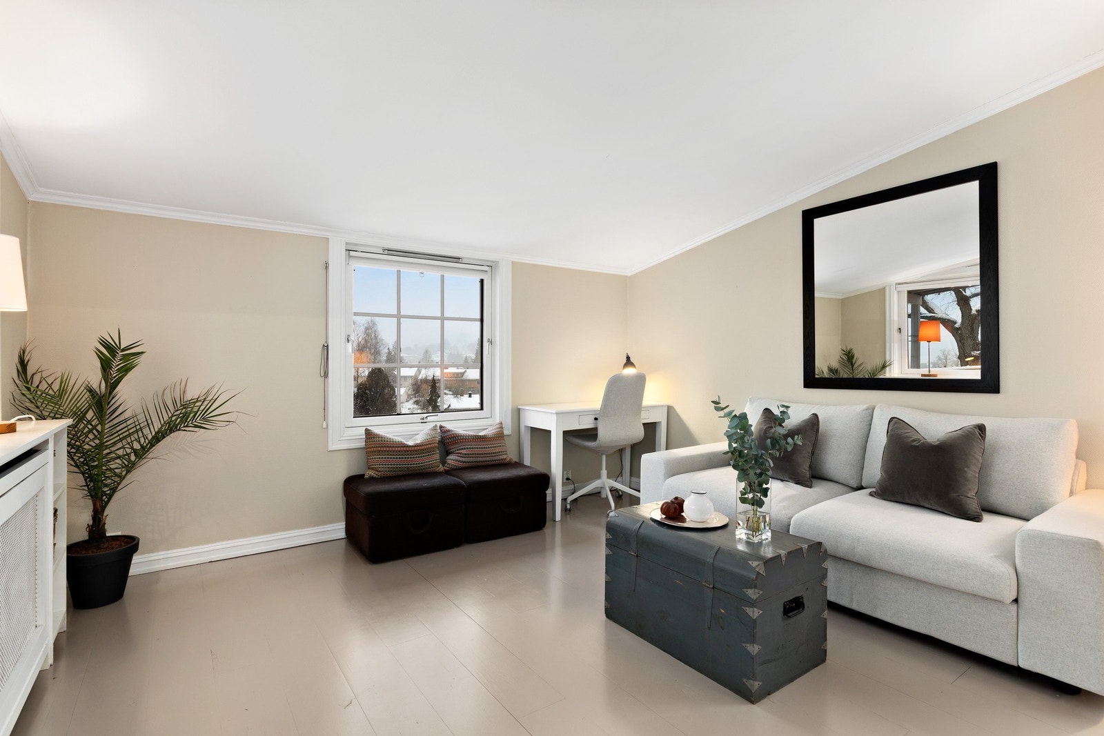 Soverom 3. Rommet er innredet som stue. Galleribilde