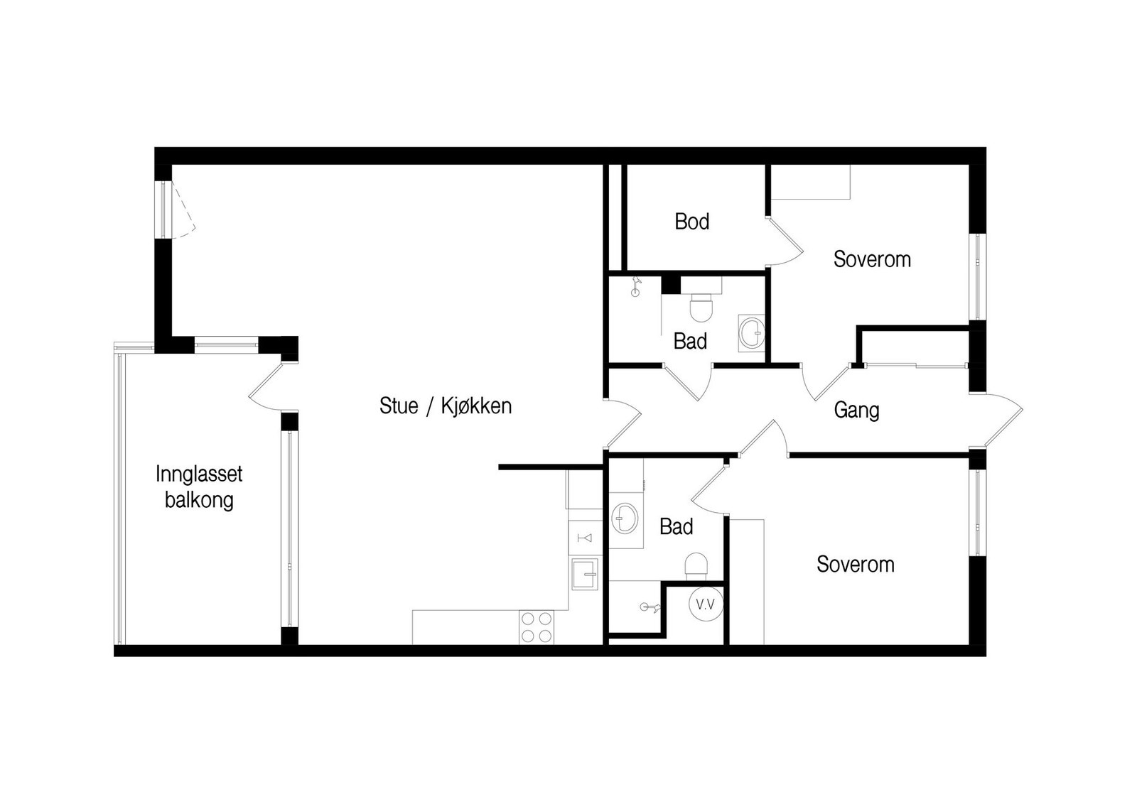 Plantegning. Galleribilde