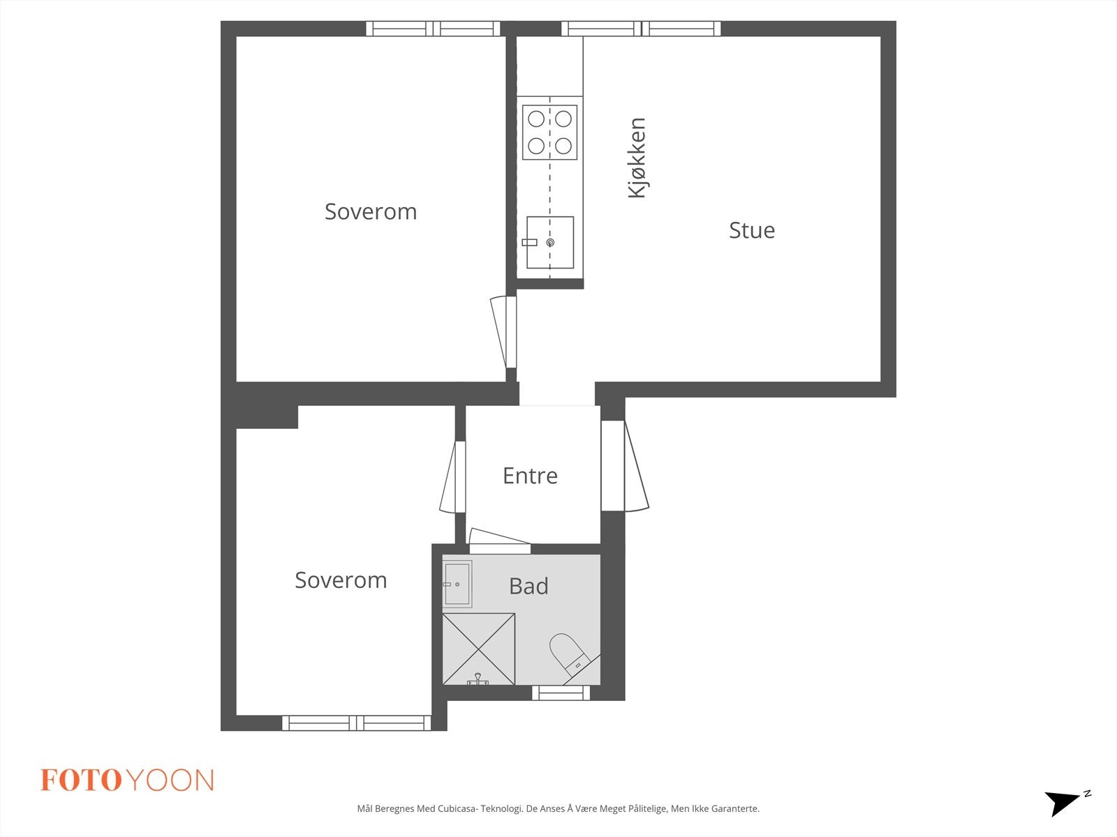 Planskisse Galleribilde