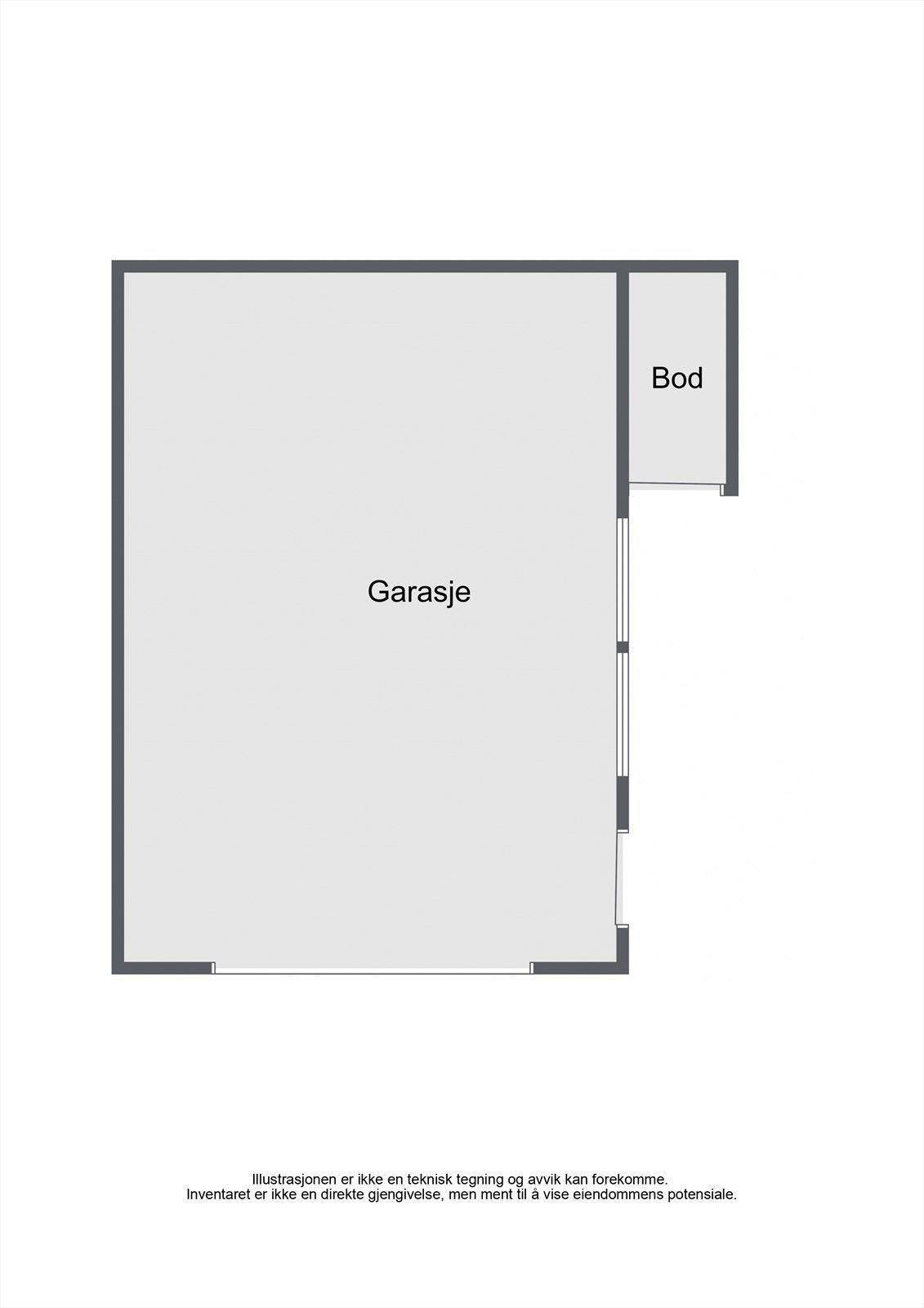 Garasje. Galleribilde