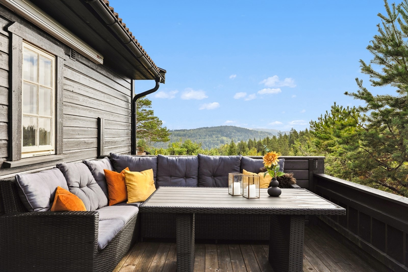 Gode solforhold kan nytes på en av terrassene eller uteområdene. Galleribilde