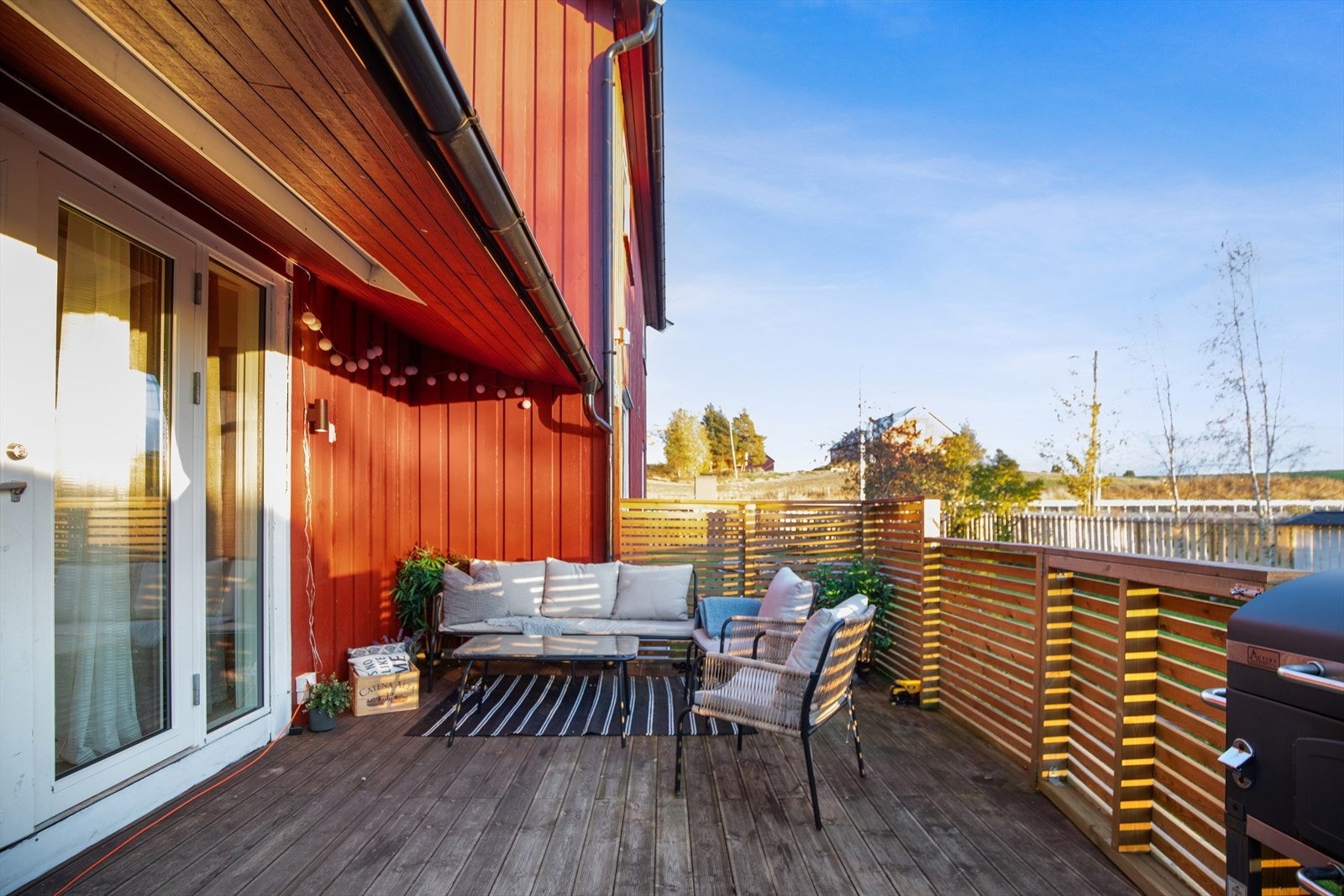 En hyggelig uteplass der man kan nyte solfylte dager. Galleribilde