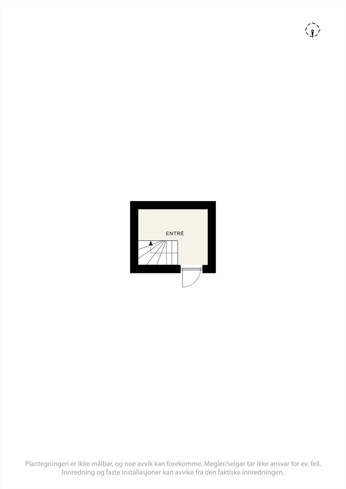 Plantegning inngangsparti Galleribilde