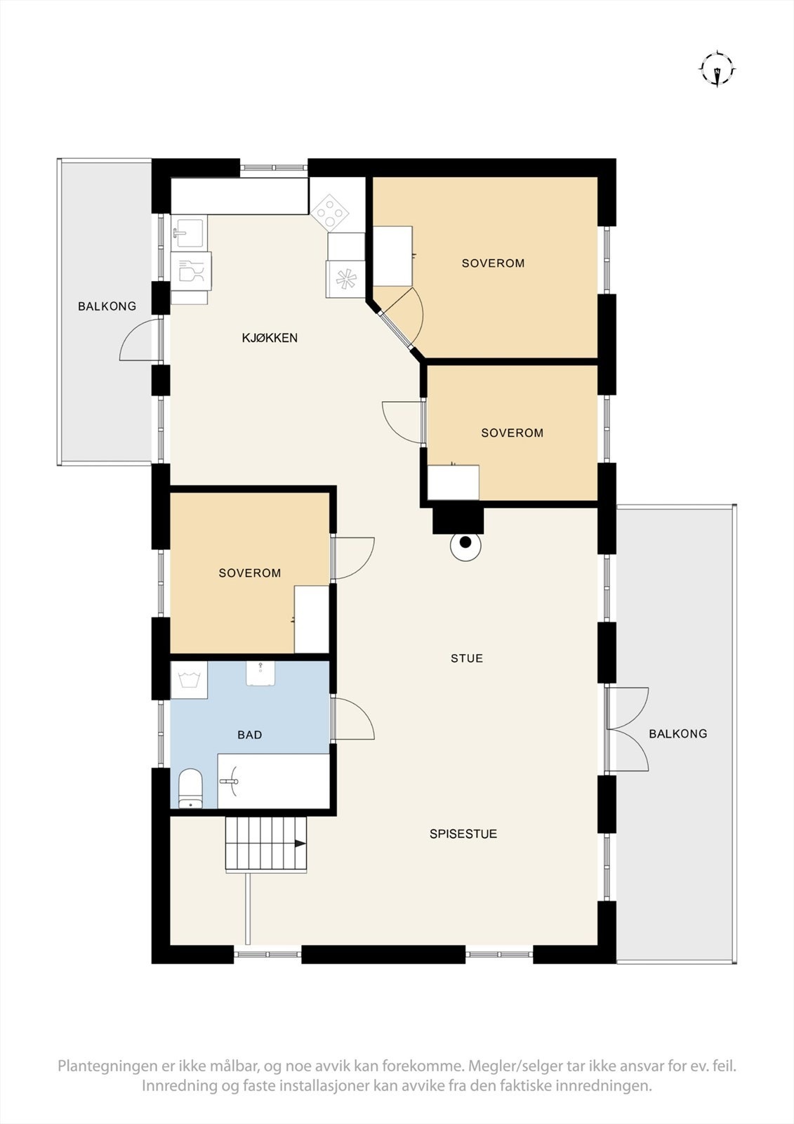 Plantegning 2.etasje Galleribilde