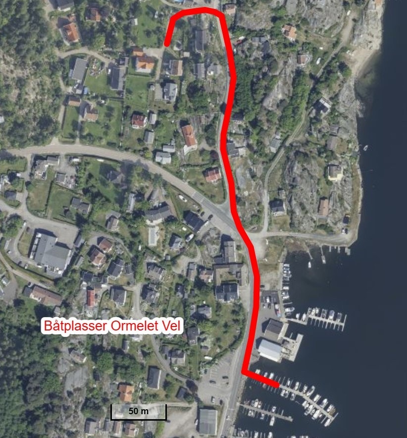 Ormelet vel har båtplasser til leie - disse ligger ca 400 meter unna eiendommen Galleribilde