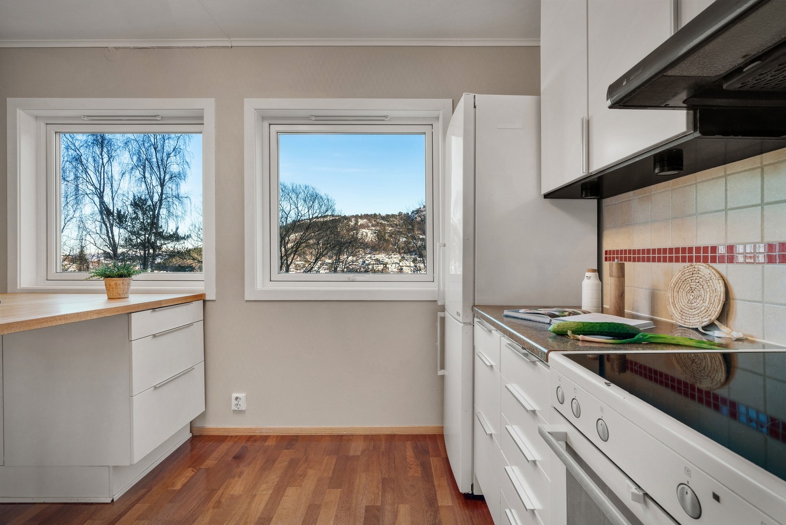 Kjøkkenet måler 2,7 m². Galleribilde