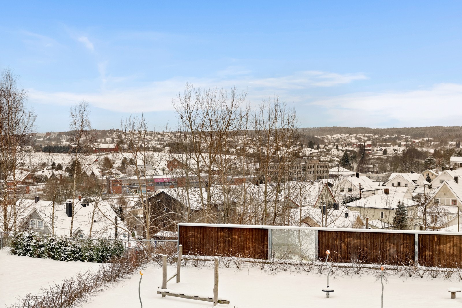 Herfra har du fin utsikt over nærområdet. Galleribilde