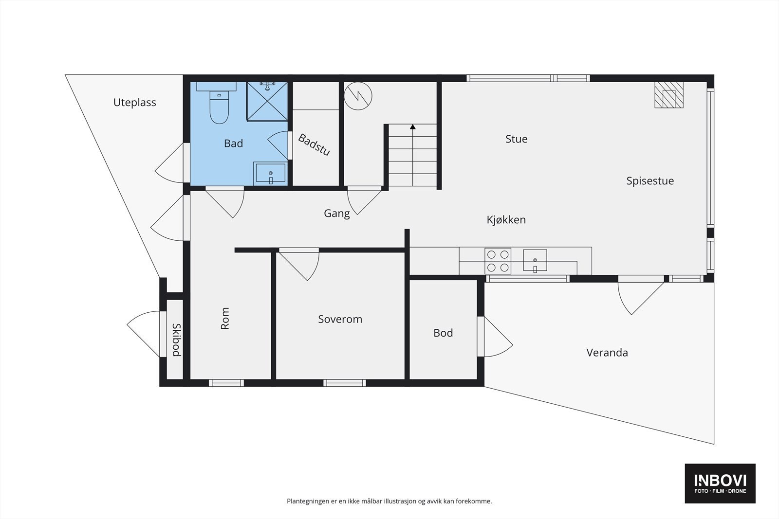 Plantegning - 1. etasje Galleribilde