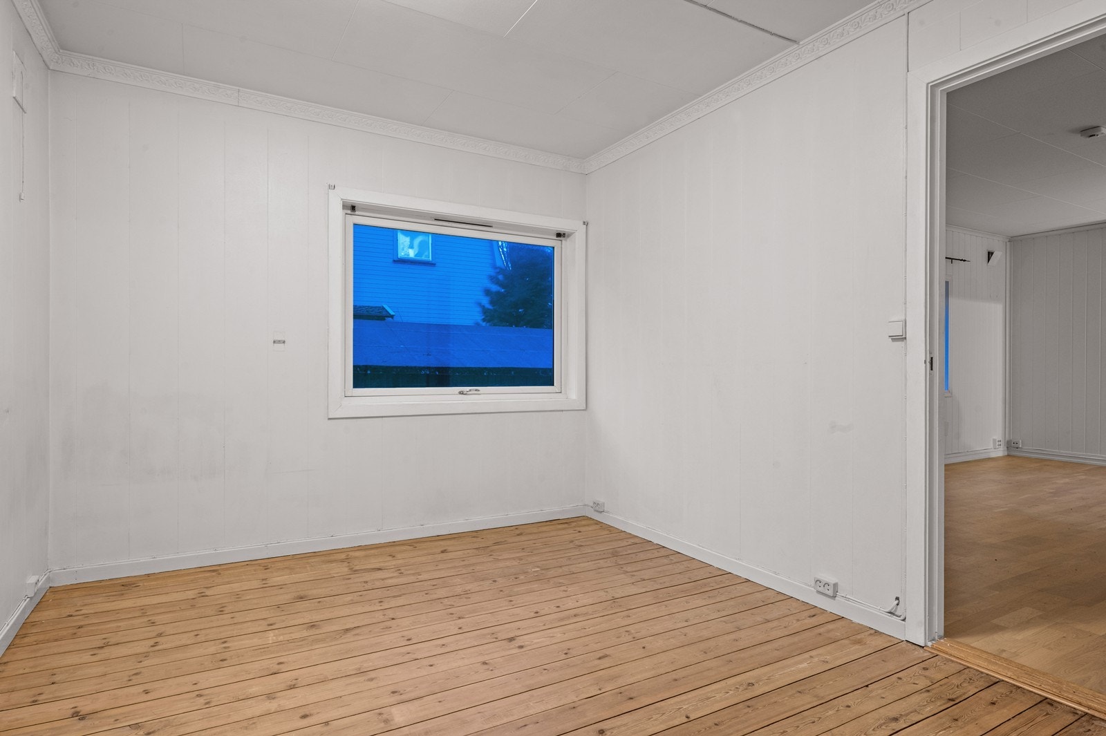 Soverommet har plass til seng og garderobeløsning. Galleribilde