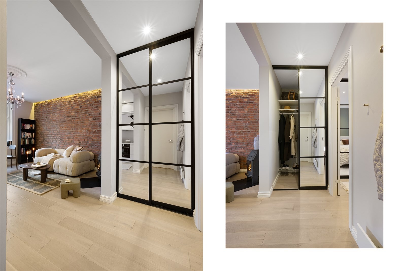 God lagringsplass i entrè. Galleribilde