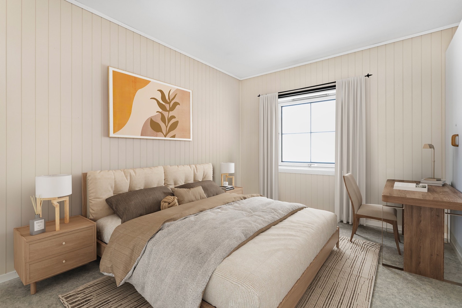 Romslig hovedsoverom Galleribilde