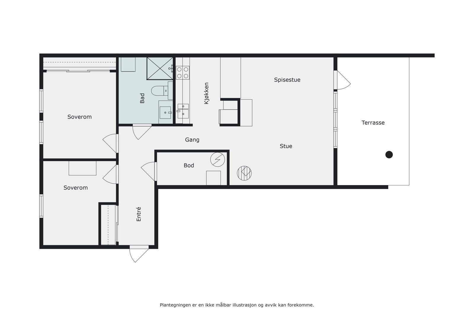Plantegning Galleribilde