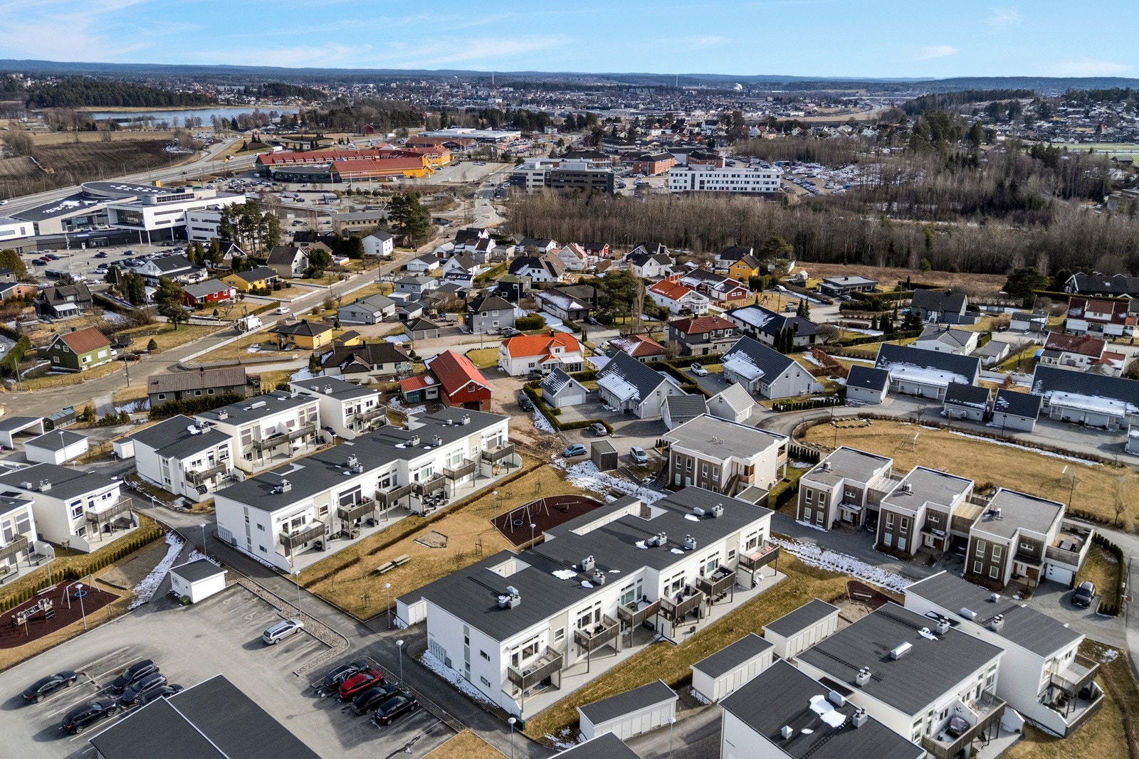 Dronefoto Galleribilde