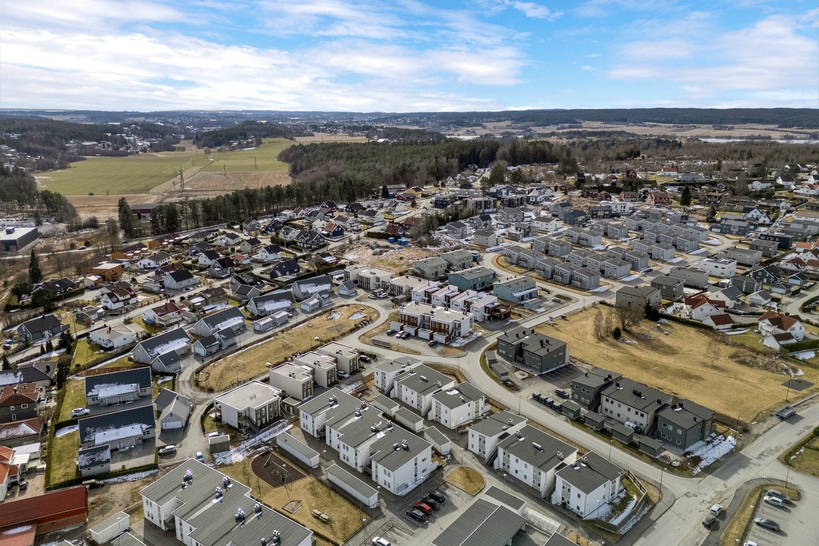 Dronefoto Galleribilde