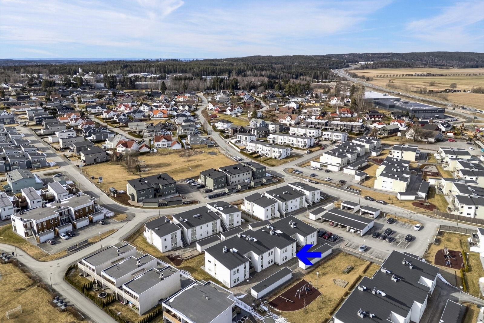 Dronefoto Galleribilde