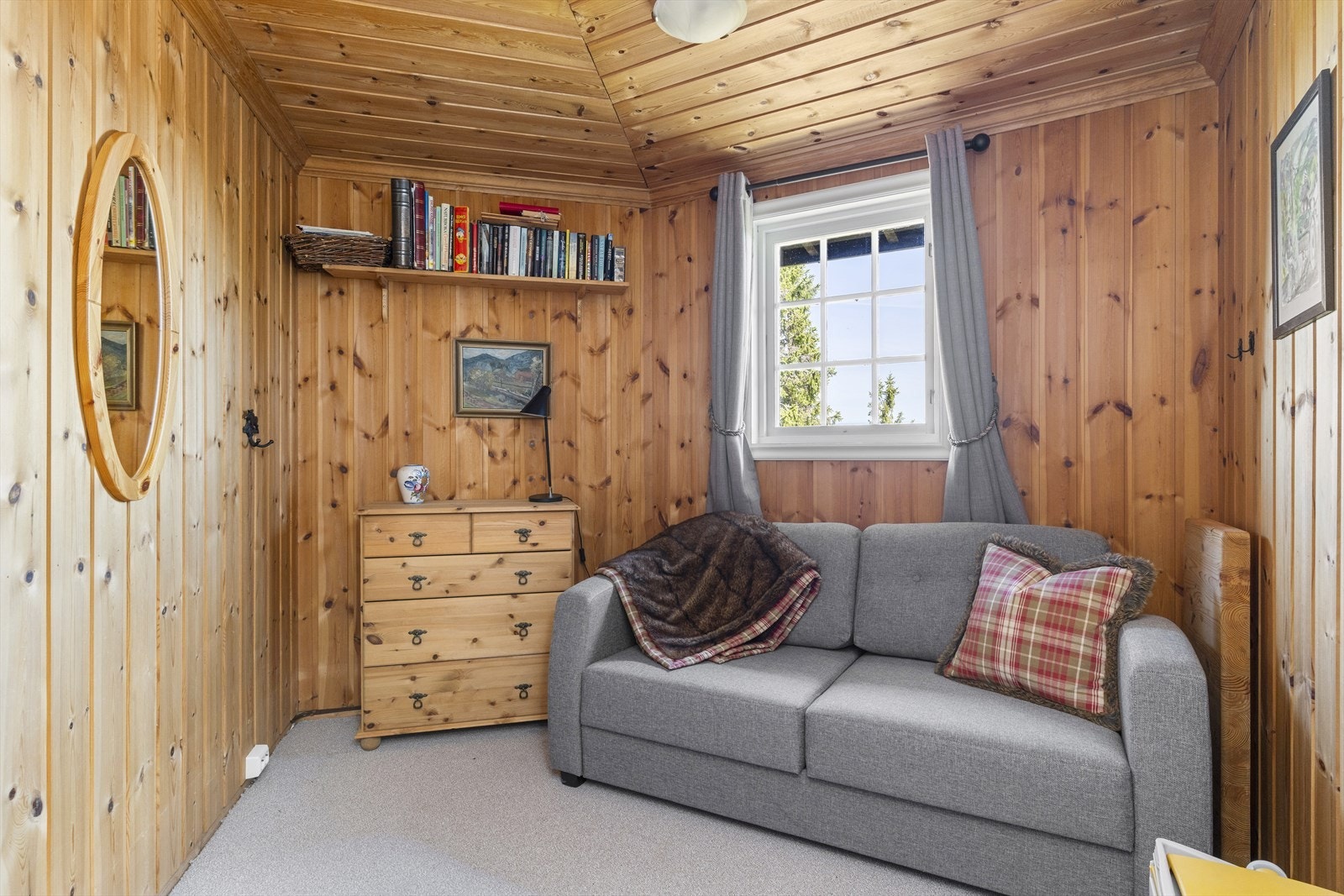 Her er det innredet som gjesterom. Galleribilde