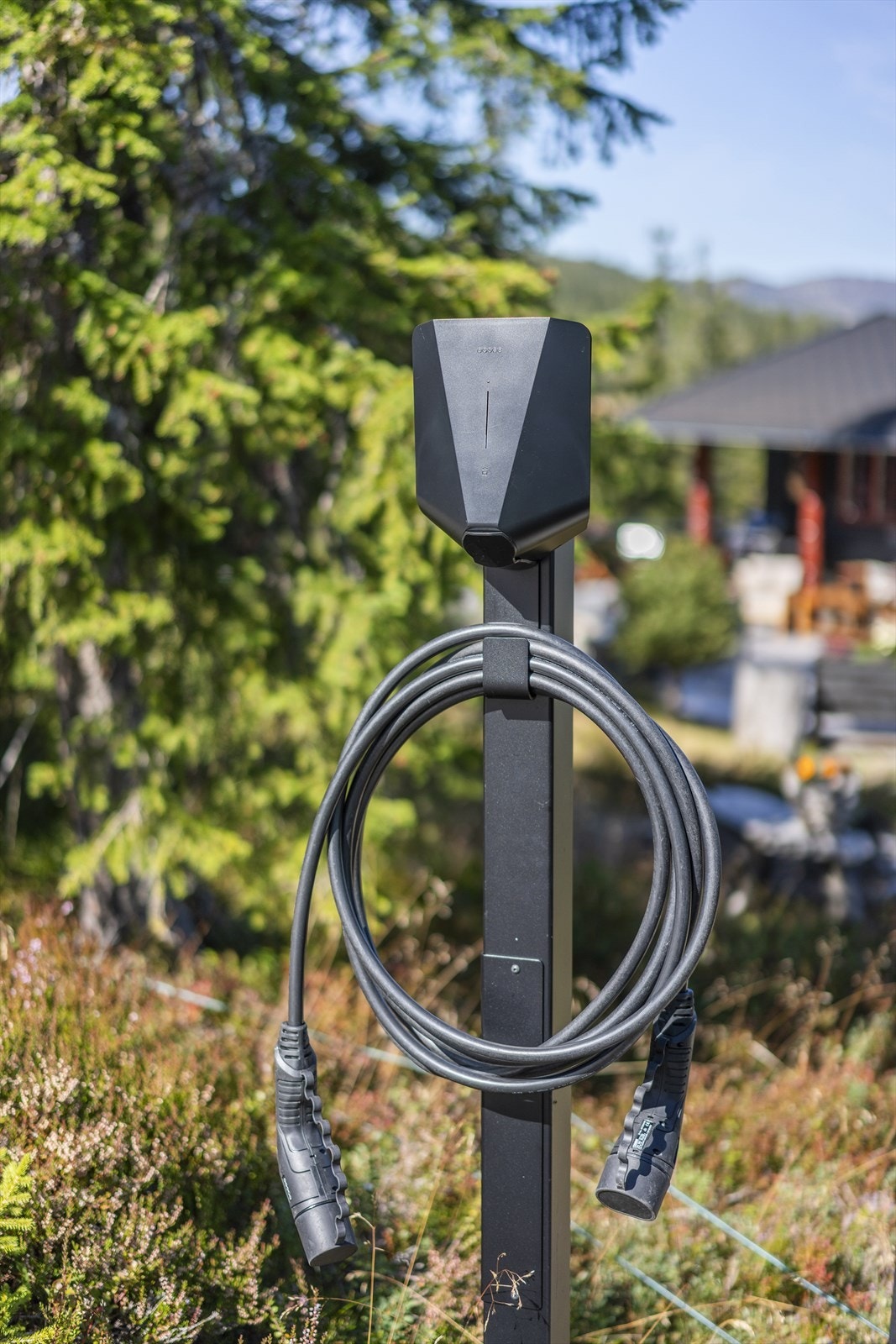 På eiendommen er det Lade-muligheter. Galleribilde