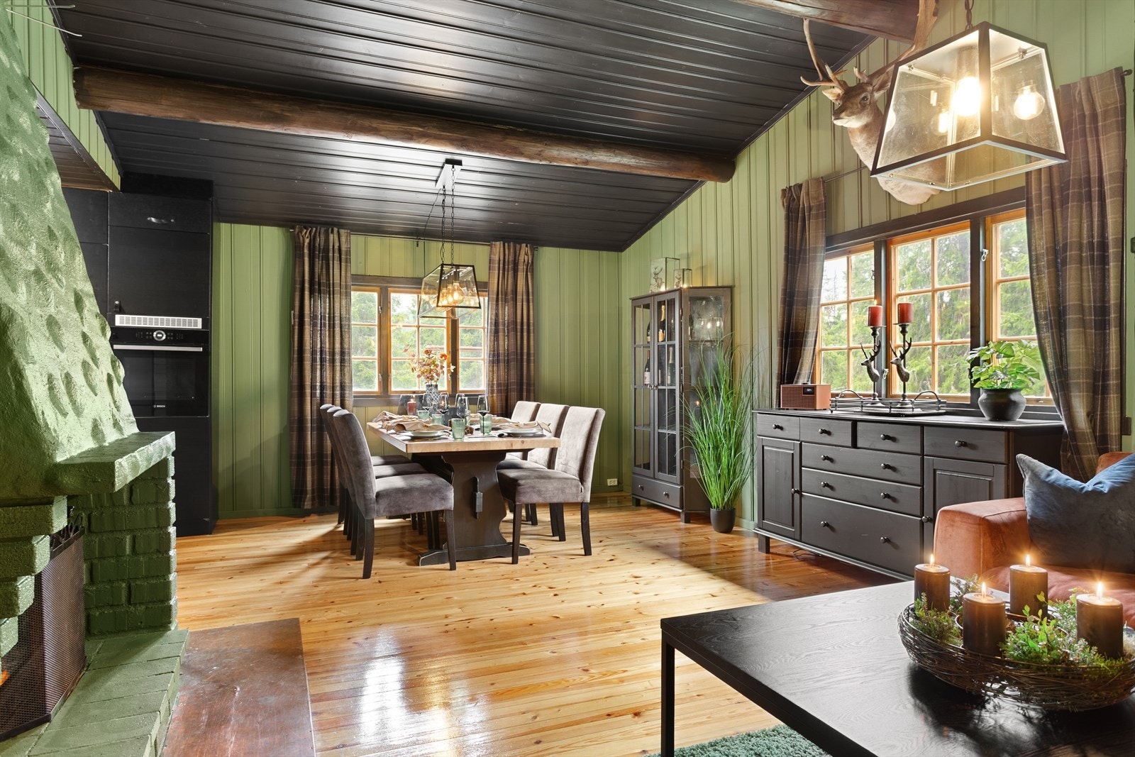 Vinduene slipper inn mye naturlig lys. Galleribilde