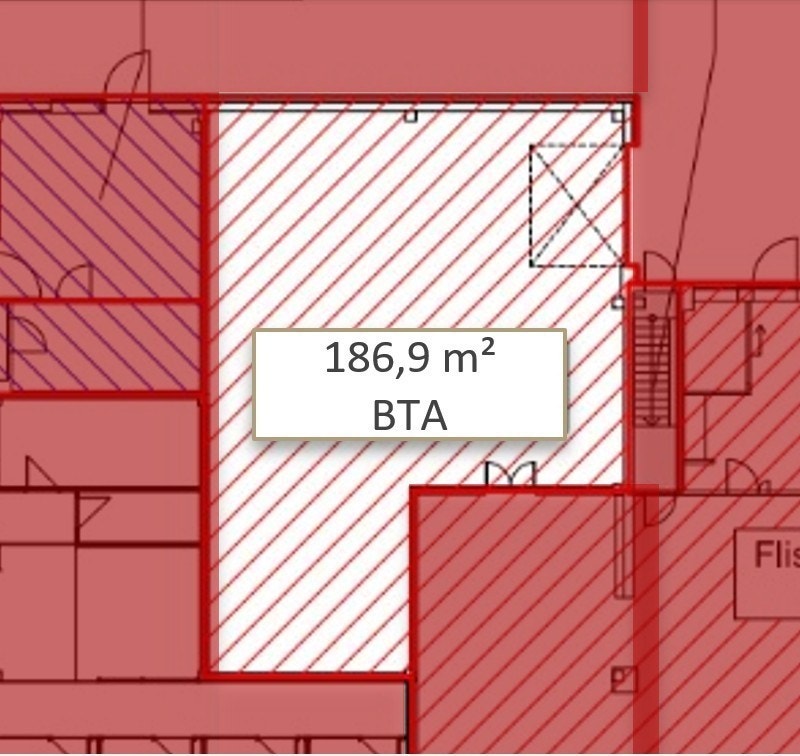 Plantegning høytlager Galleribilde