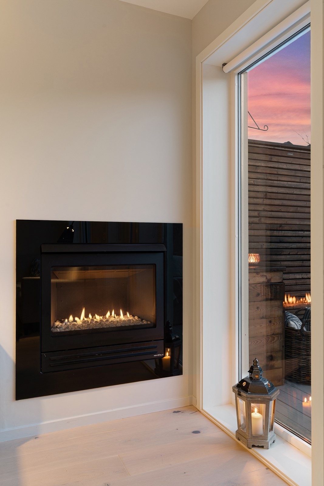 Det er installert gasspeis som gir effektiv oppvarming. Galleribilde