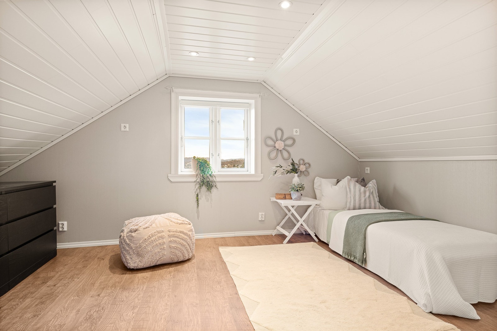 Rom innredet som soverom. Galleribilde