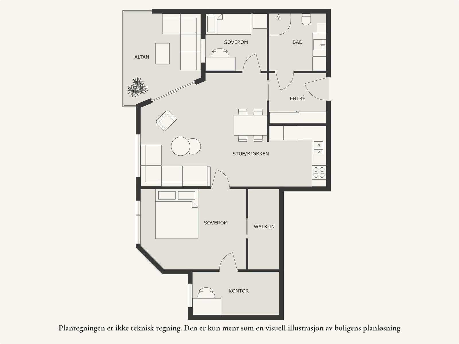 Plantegning. Galleribilde