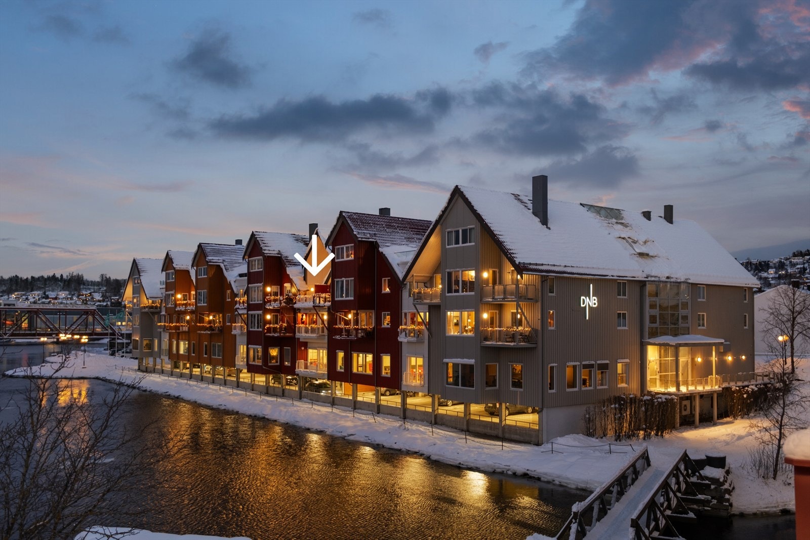 Balkong på fellesareal. Galleribilde