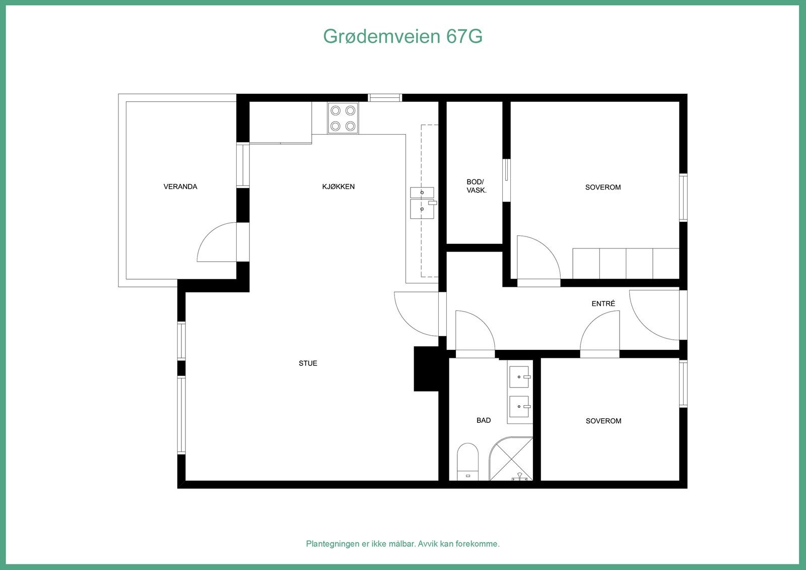 Plantegning Galleribilde