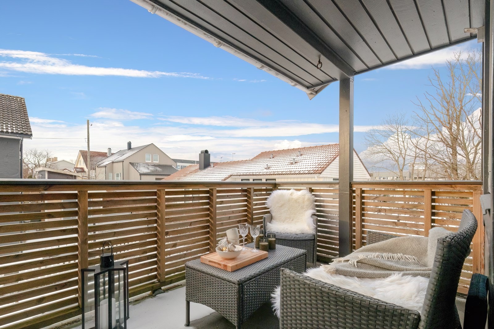 Veranda - vestvendt med gode solforhold Galleribilde