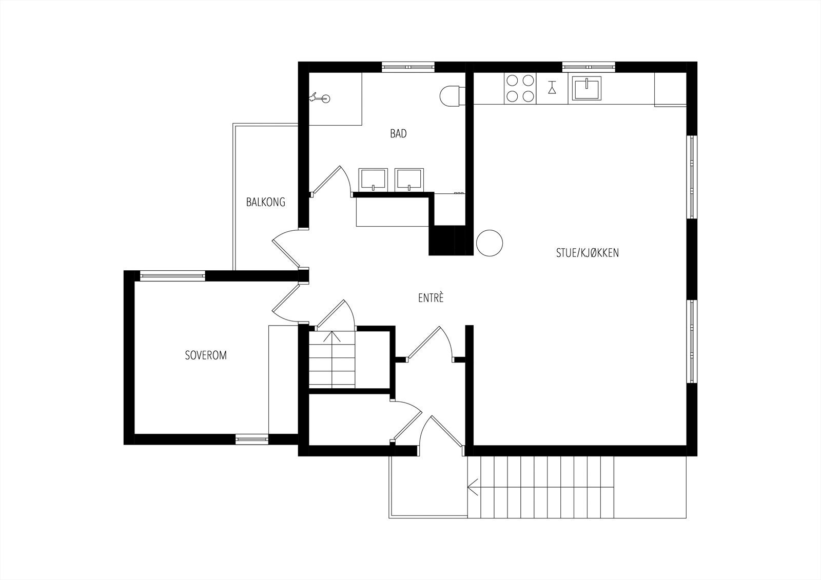 Nymansveien 104 - 1. et. Galleribilde
