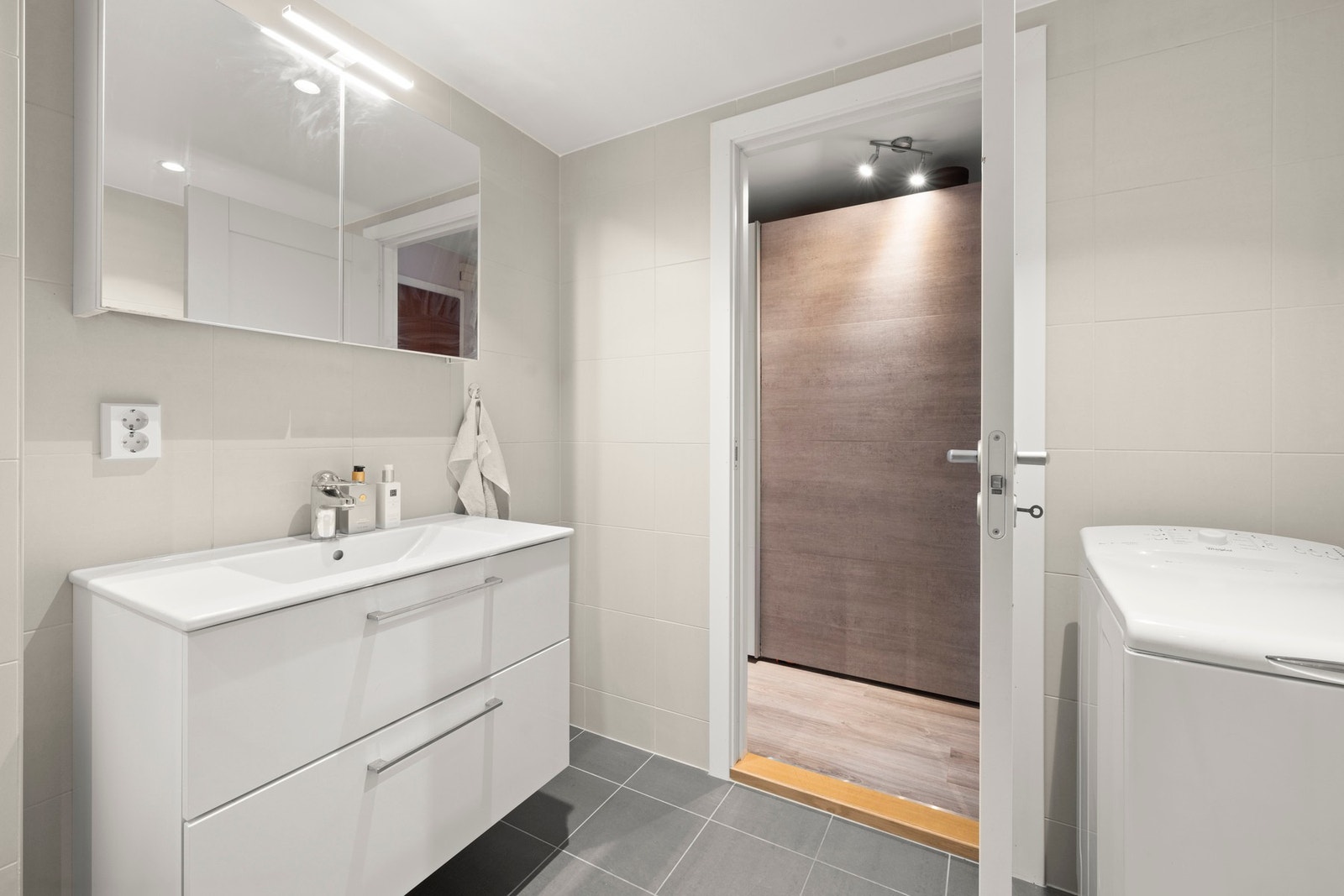 Badet er pusset opp i regi av borettslaget. Galleribilde