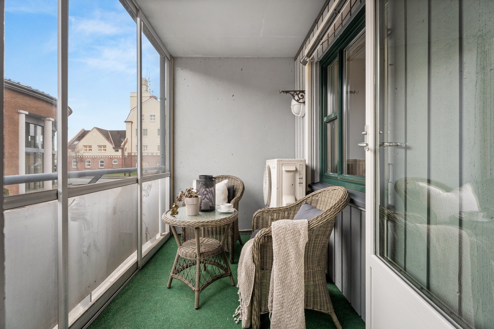 Balkongen er på 5 kvm Galleribilde