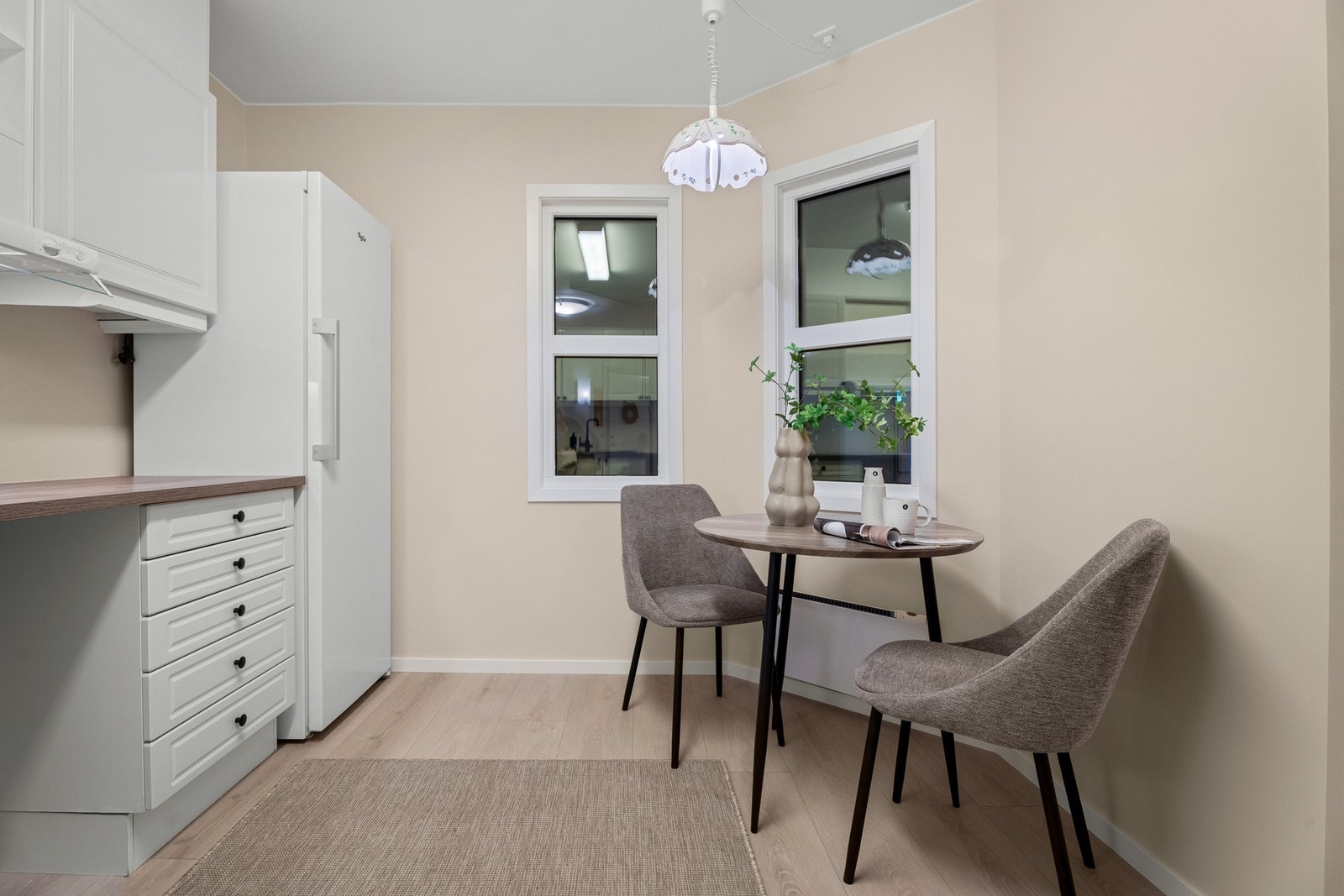 Det er også mulighet for en mindre spiseplass. Galleribilde