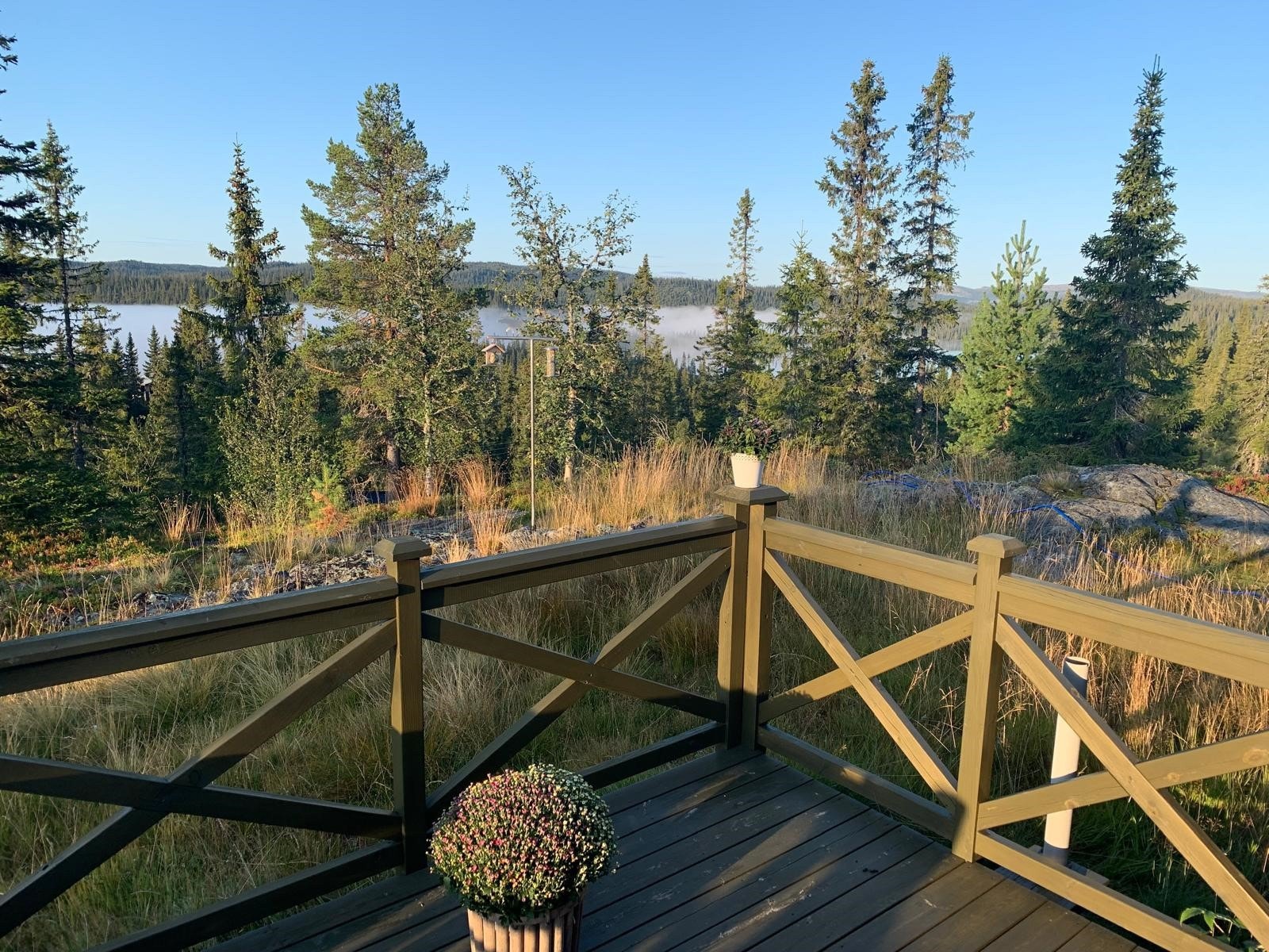 En fin høstdag på hytta Galleribilde