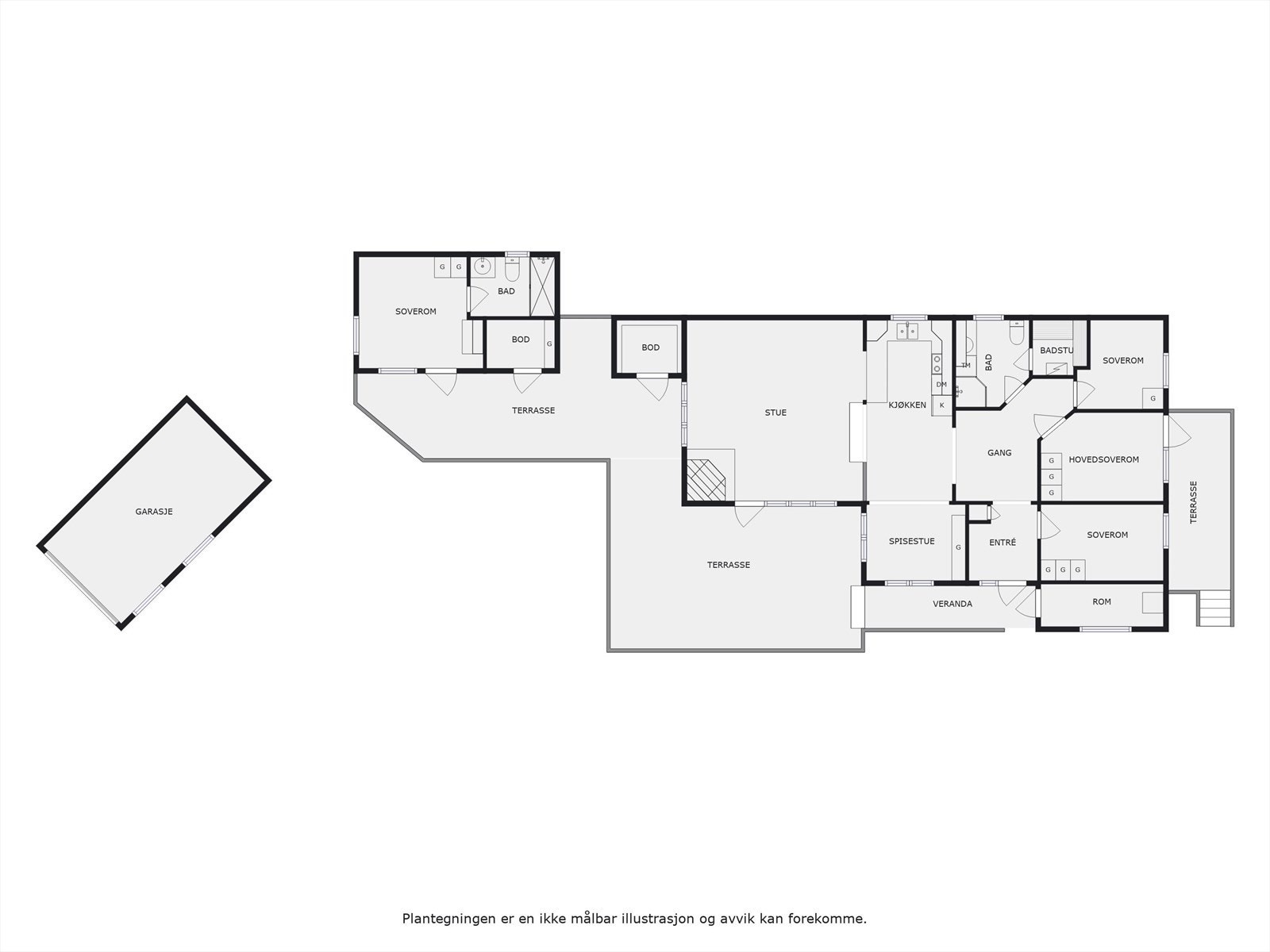Plantegning. Galleribilde