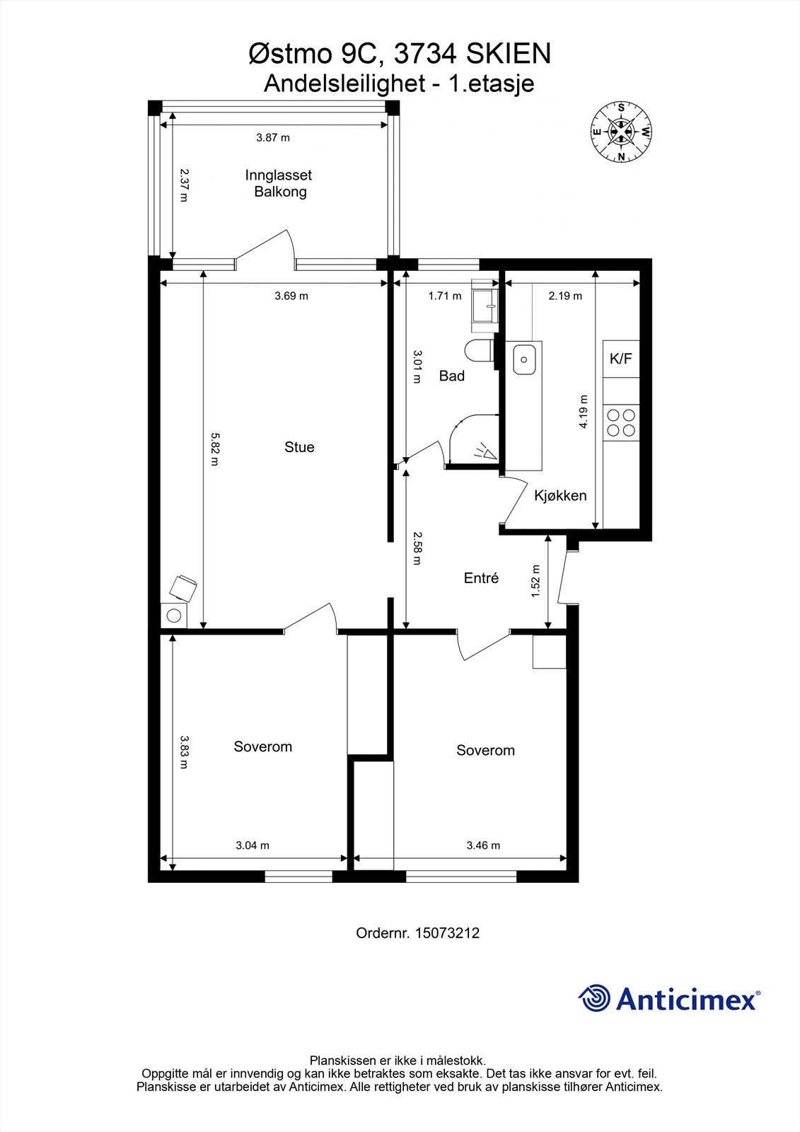 Plantegning Galleribilde