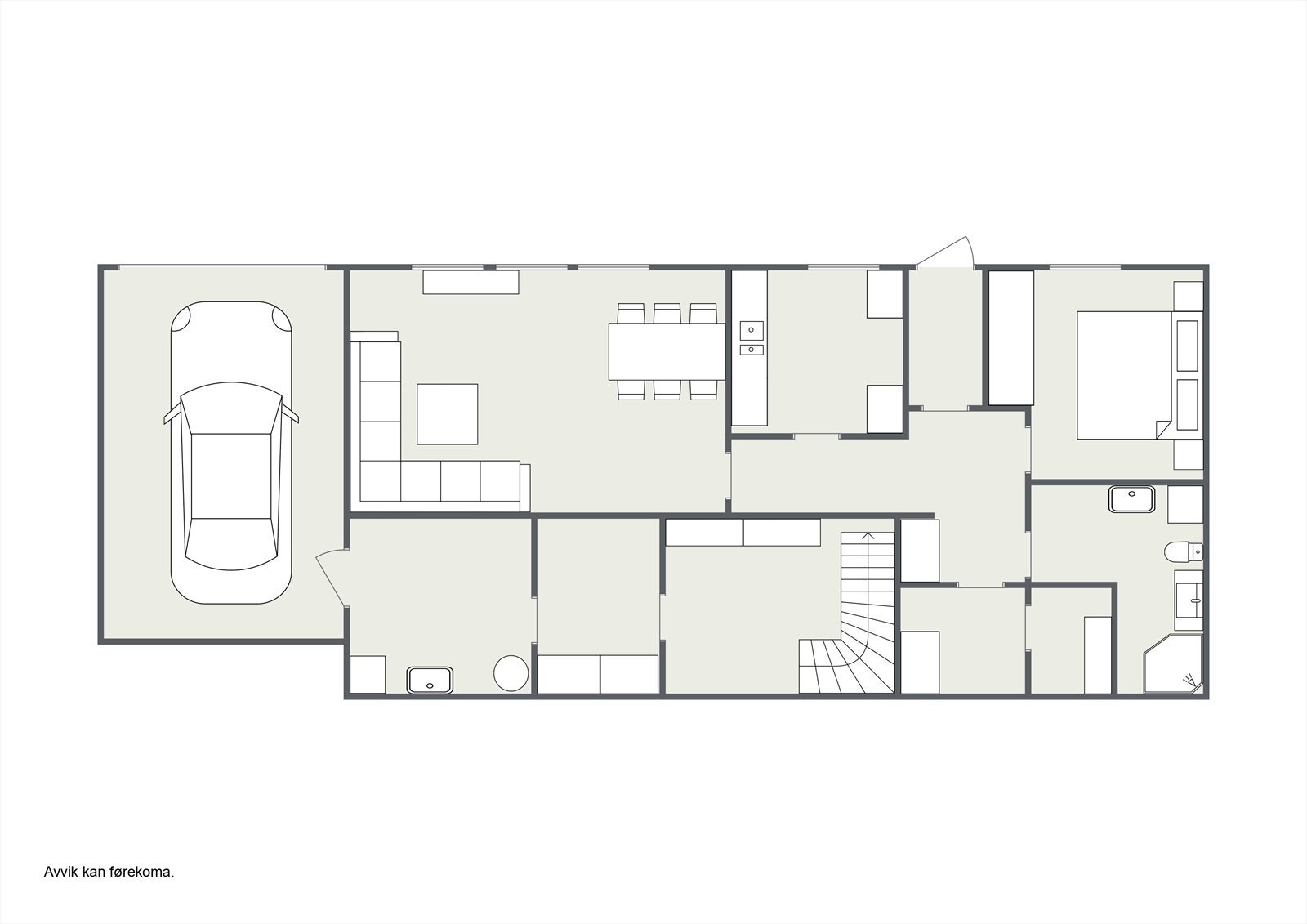 Planteikning 2D kjellar Galleribilde