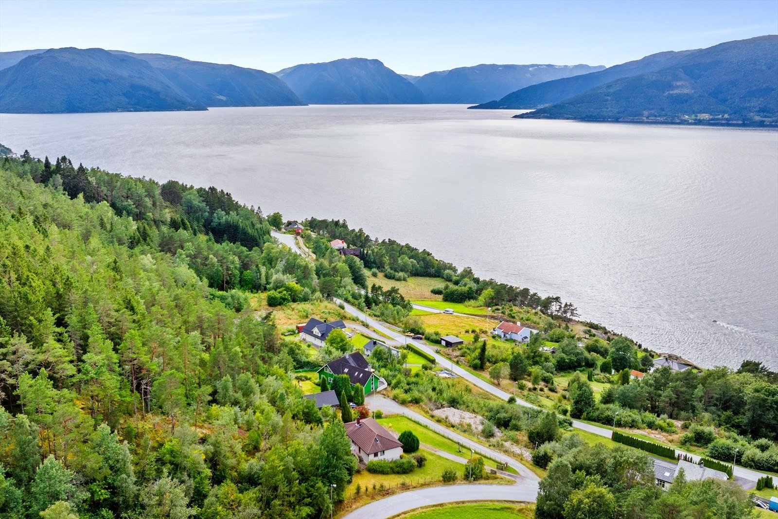 Området vart utbygd på 70-talet. Galleribilde