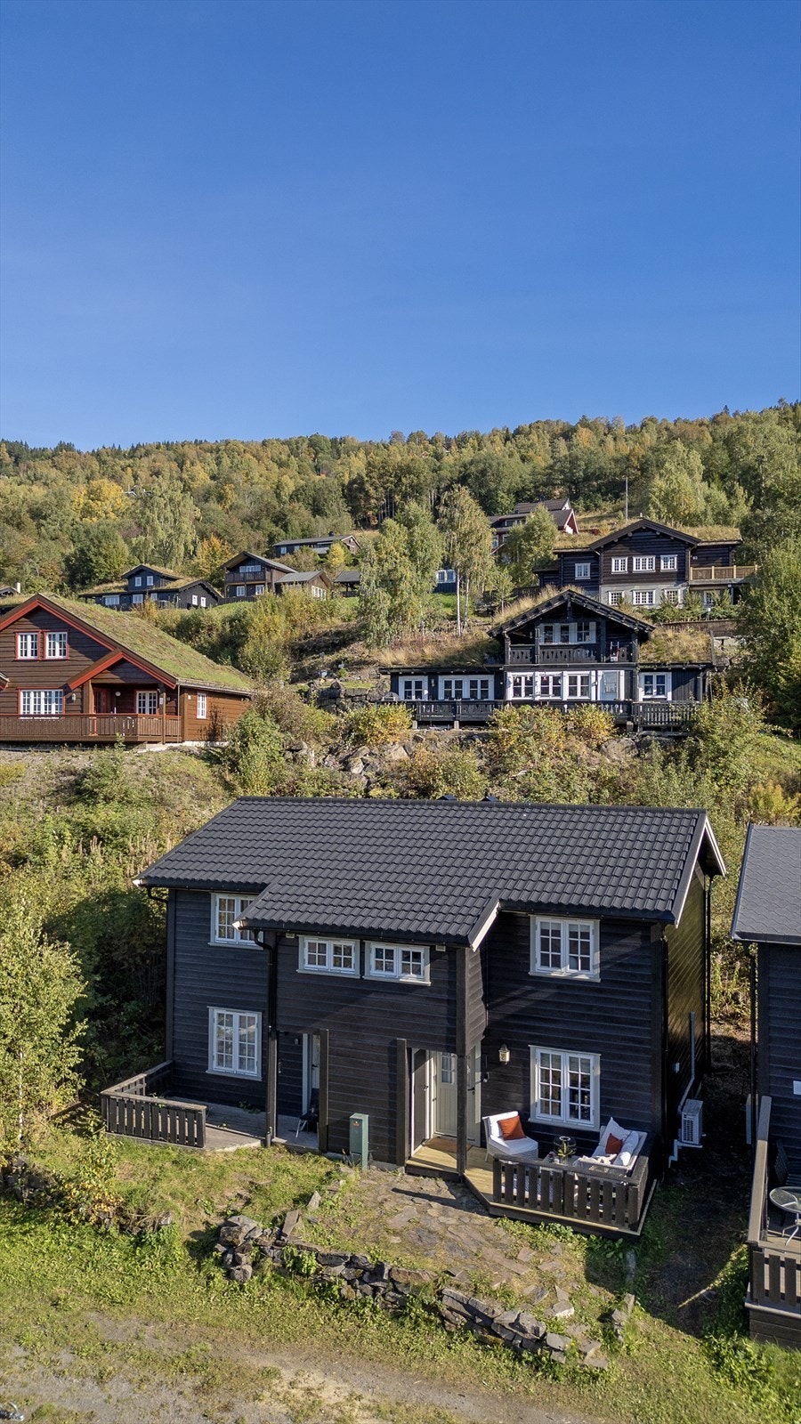 Punktfestet tomt. Galleribilde