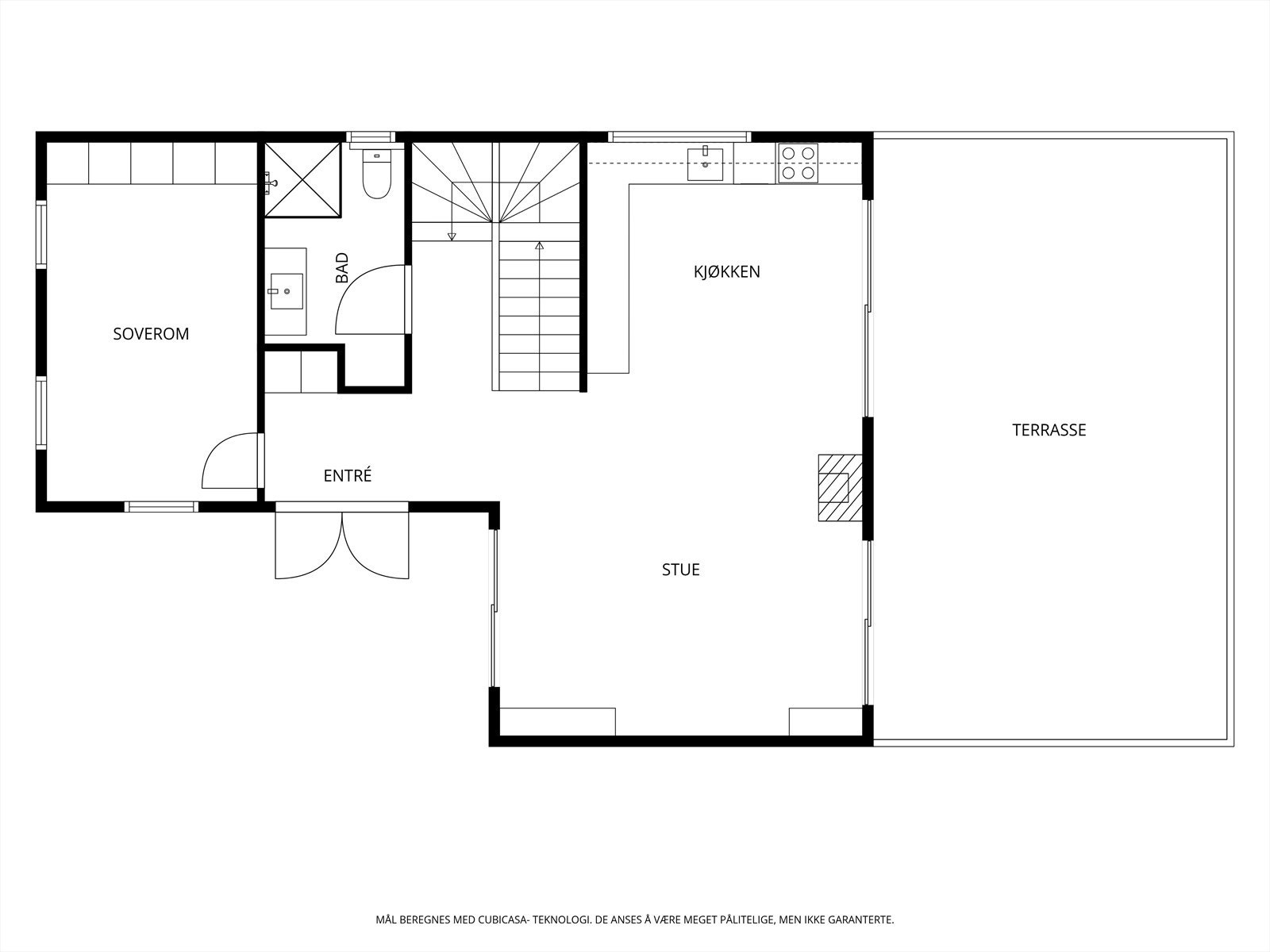 Plantegning 1. etasje. Galleribilde