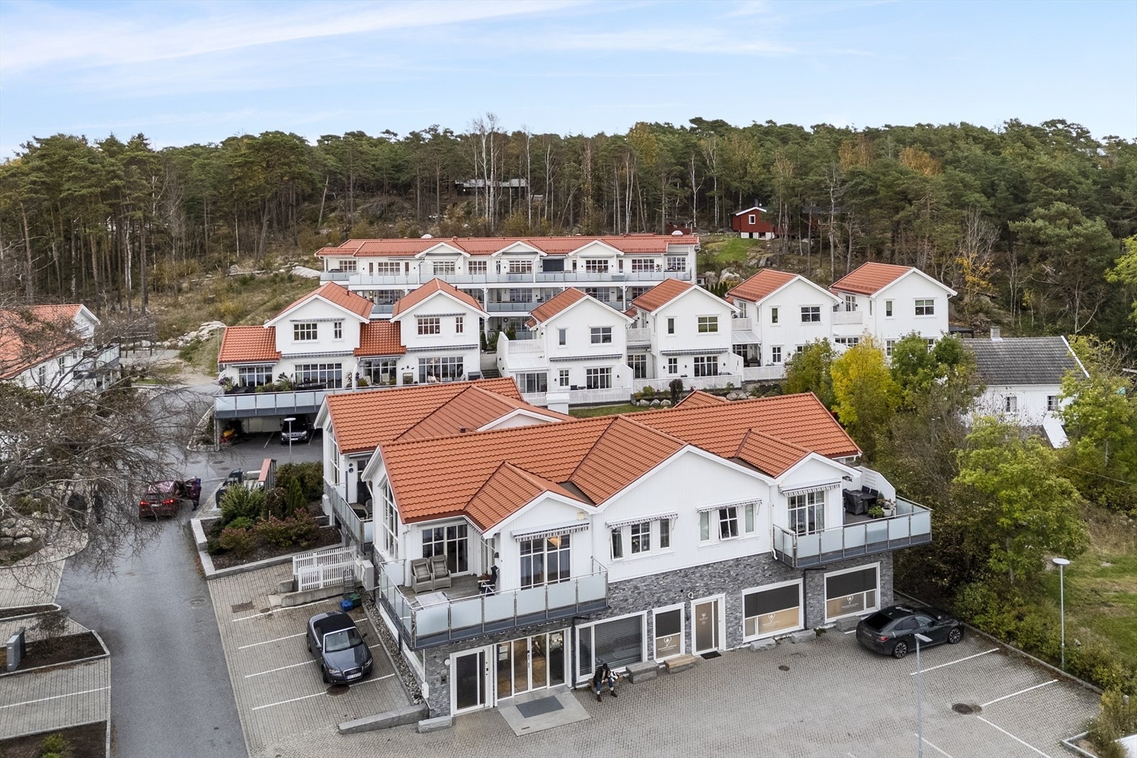 Sameiet Prinsebakken består av 28 boligseksjoner og 2 næringsseksjoner. Galleribilde