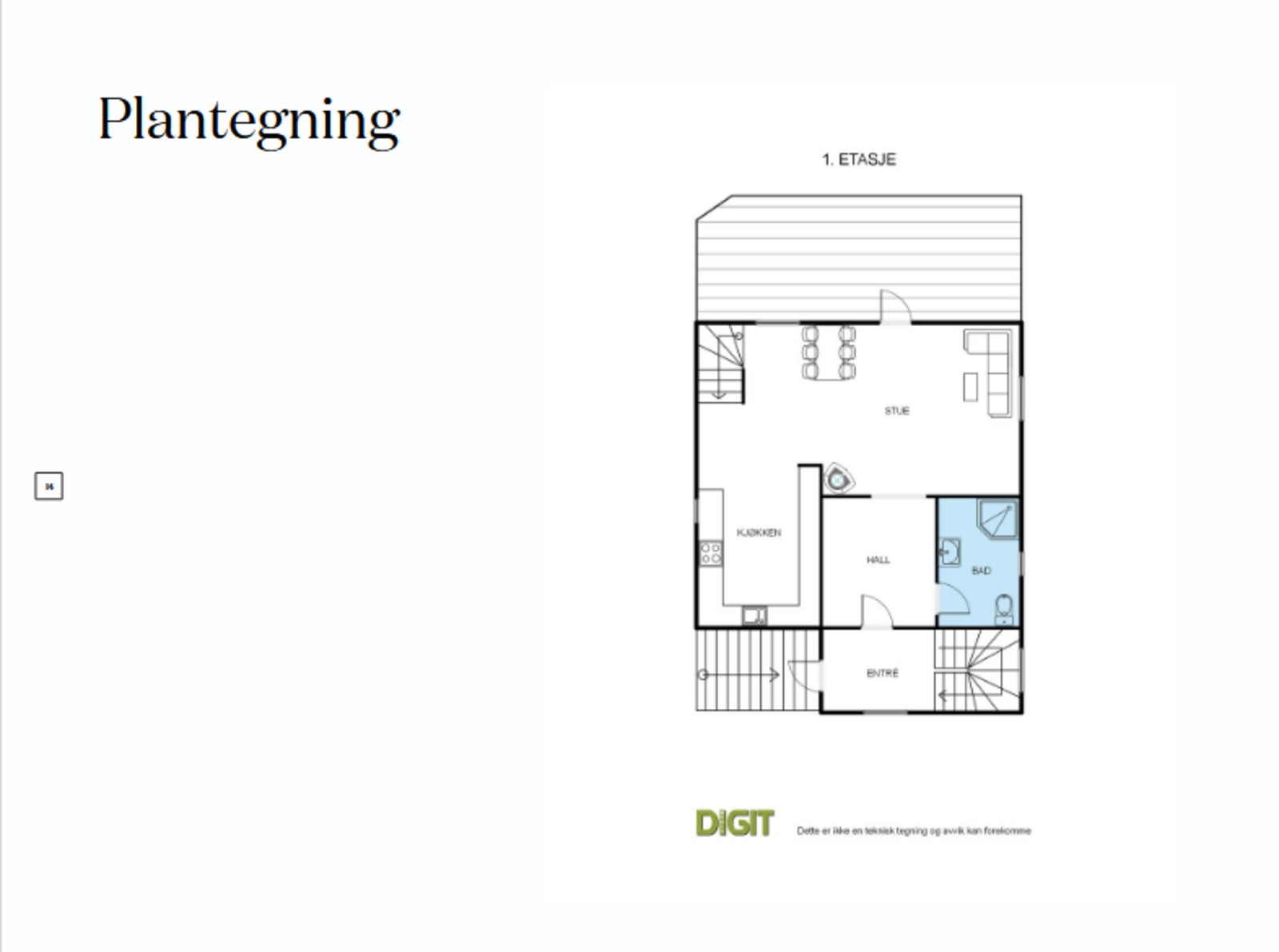 Plantegning. Galleribilde