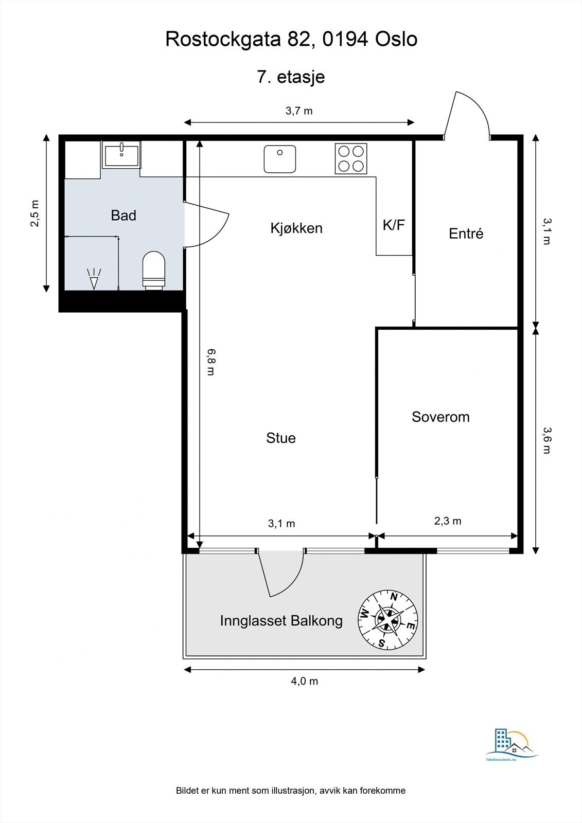 Plantegning til orientering. Galleribilde