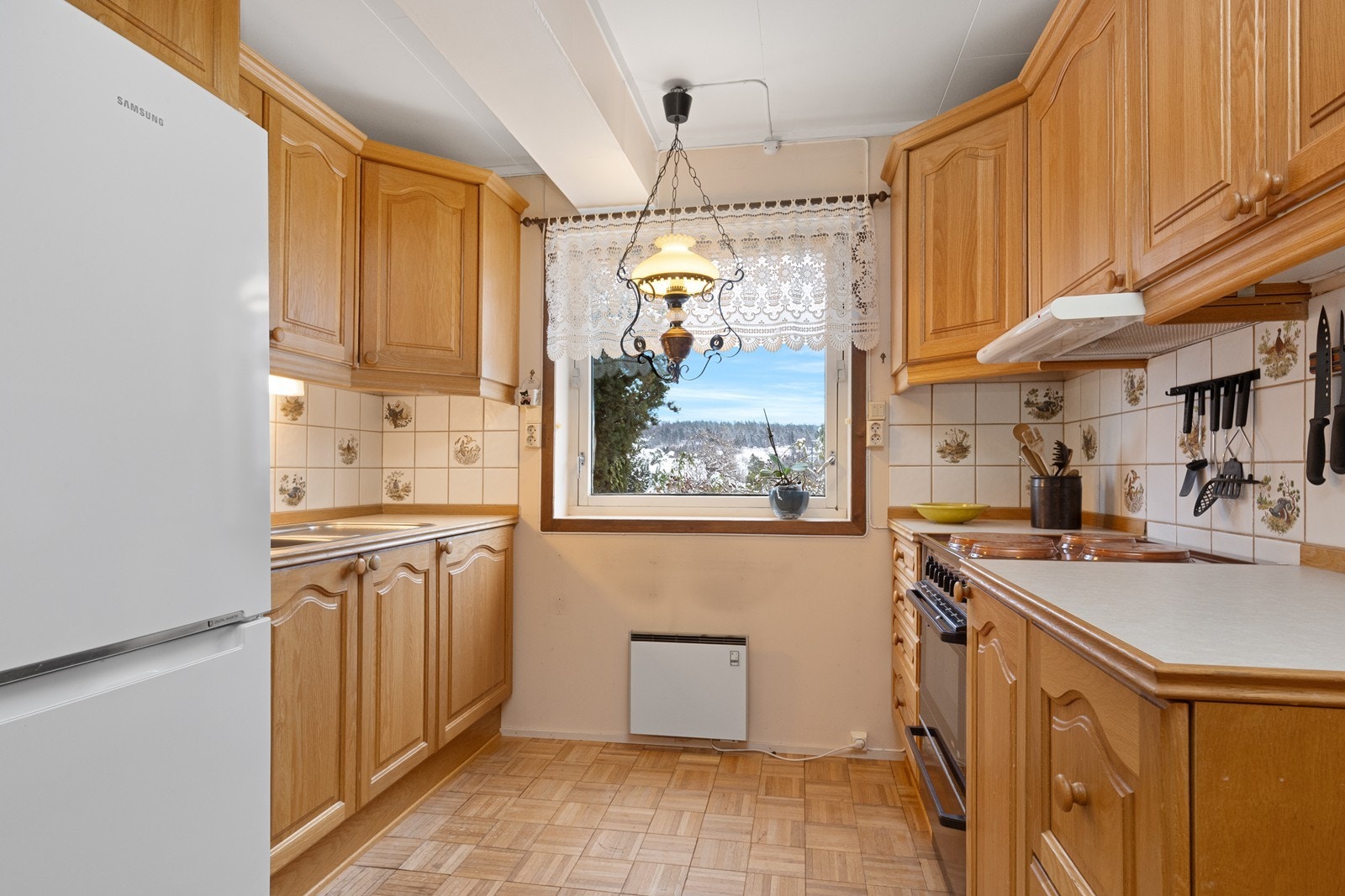 Utleiedelen er utstyrt med et eget, funksjonelt kjøkken Galleribilde