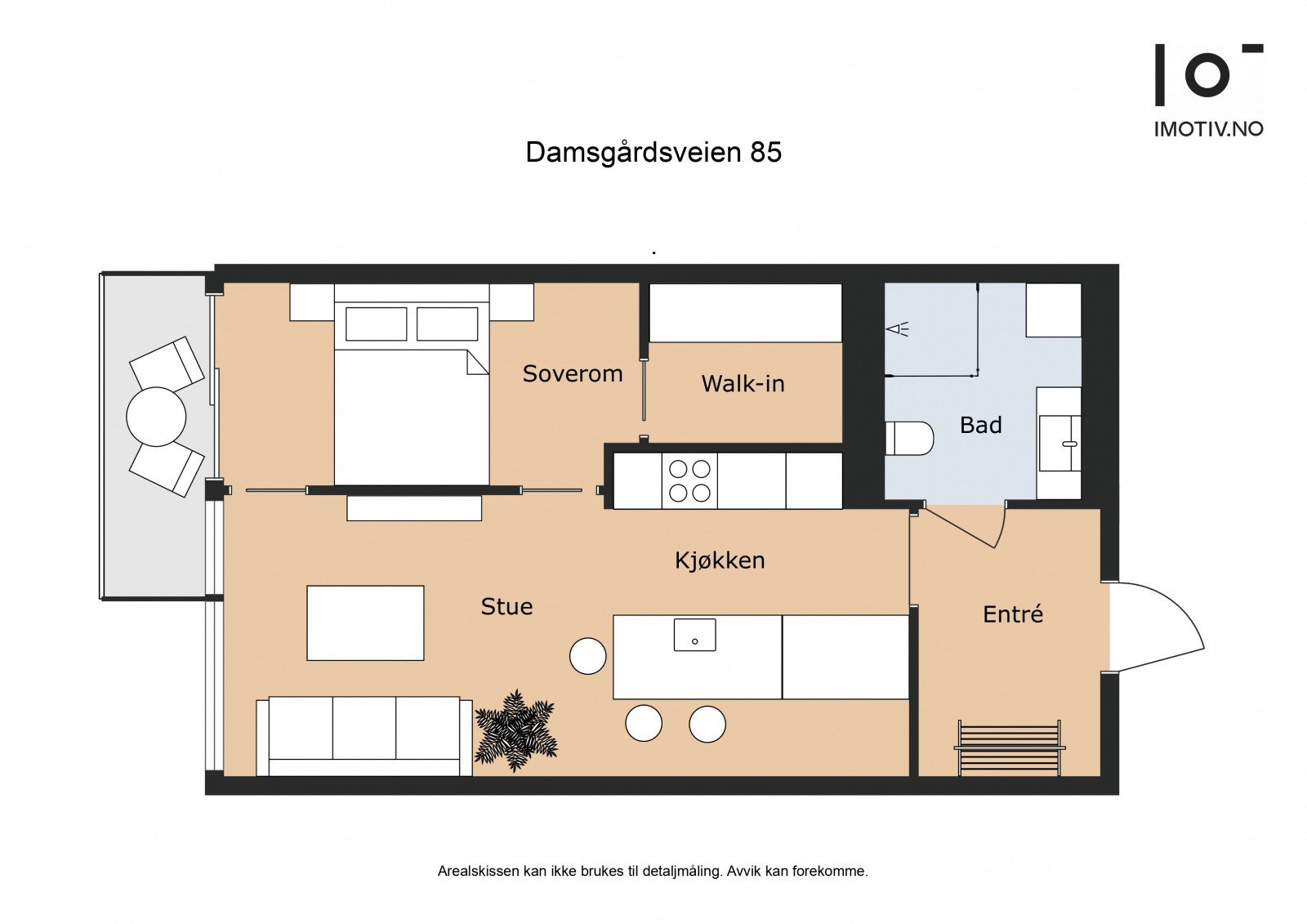 - Planløsning. I tillegg medfølger ekstern bod - Galleribilde